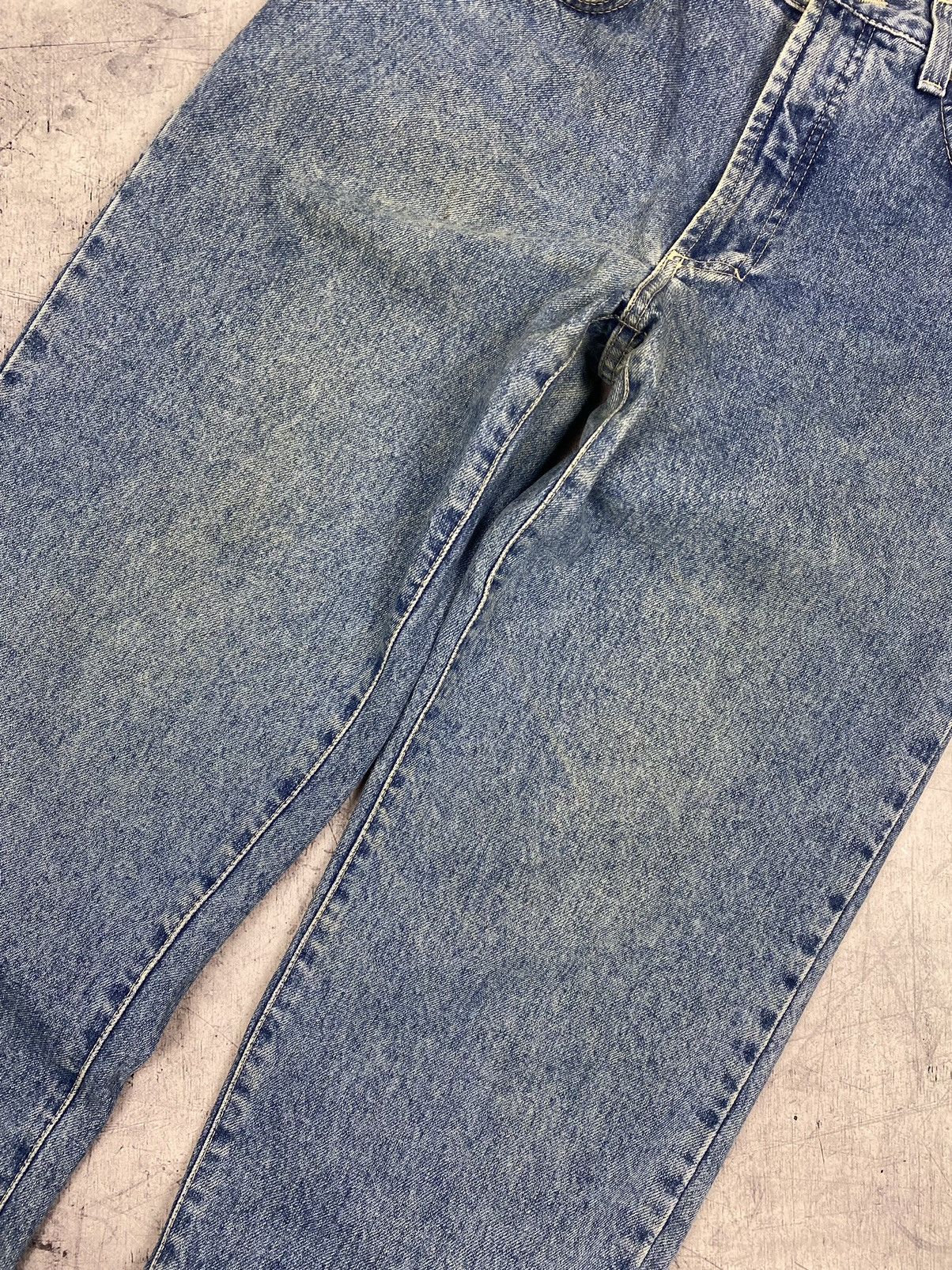 Versace Jeans Couture Vintage 90s Versace Jeans Couture Washed Luxury Denim Jeans Size US 30 / EU 46 - 13 Thumbnail