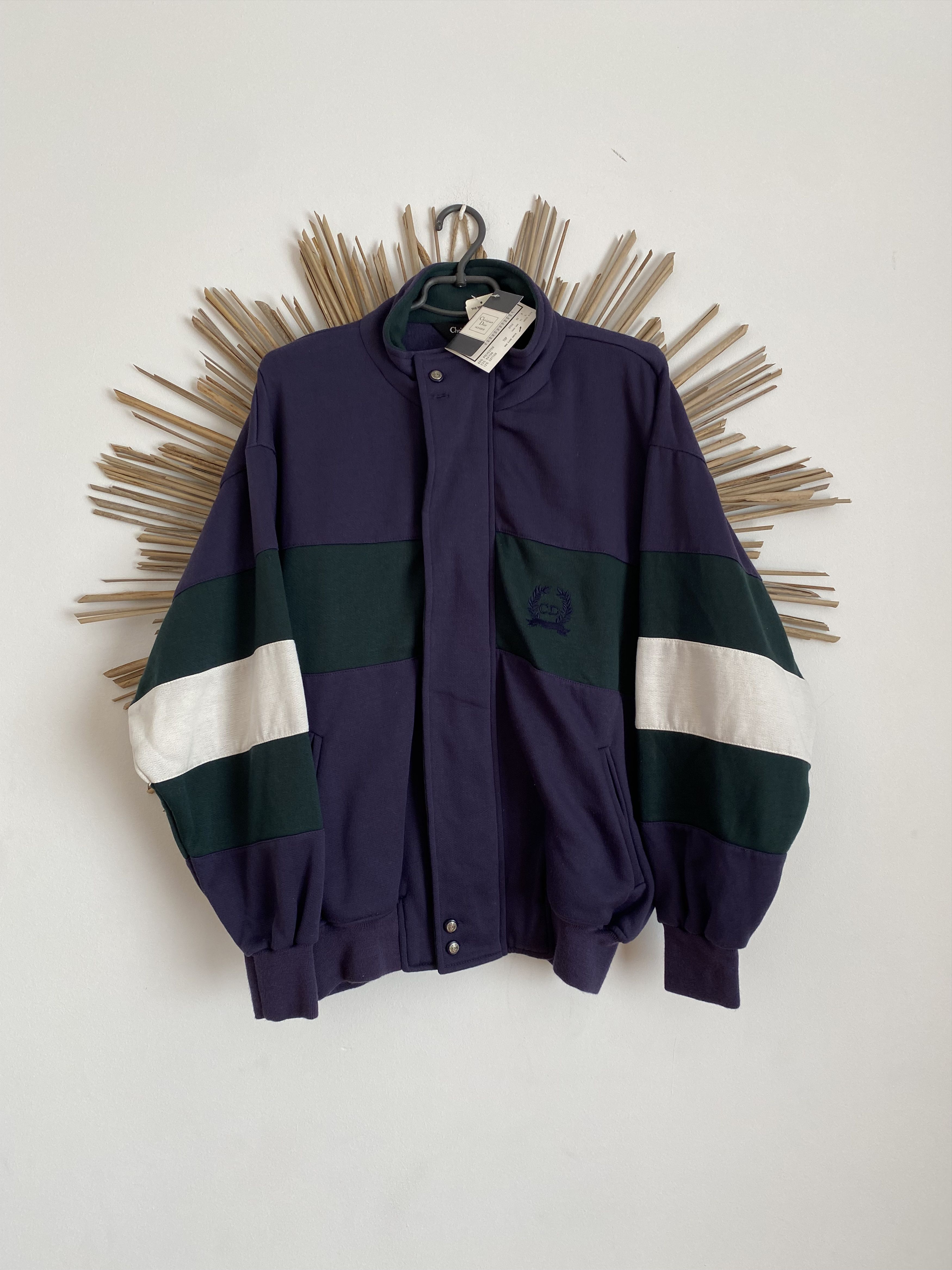 Christian Dior Monsieur Christian Dior Monsieur rare 80s vintage full zip sweater Size US L / EU 52-54 / 3 - 1 Thumbnail