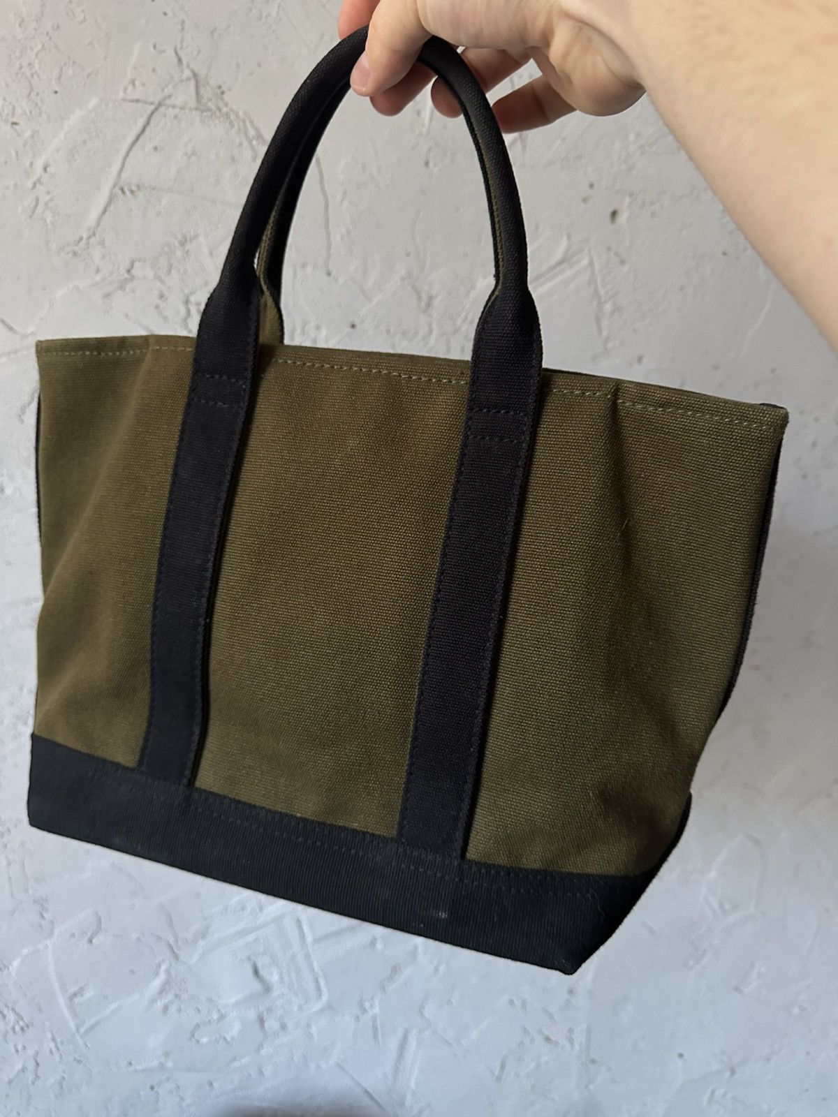 Polo Ralph Lauren × Ralph Lauren × Vintage Ralph Lauren Big logo canvas tote bag Size ONE SIZE - 4 Thumbnail