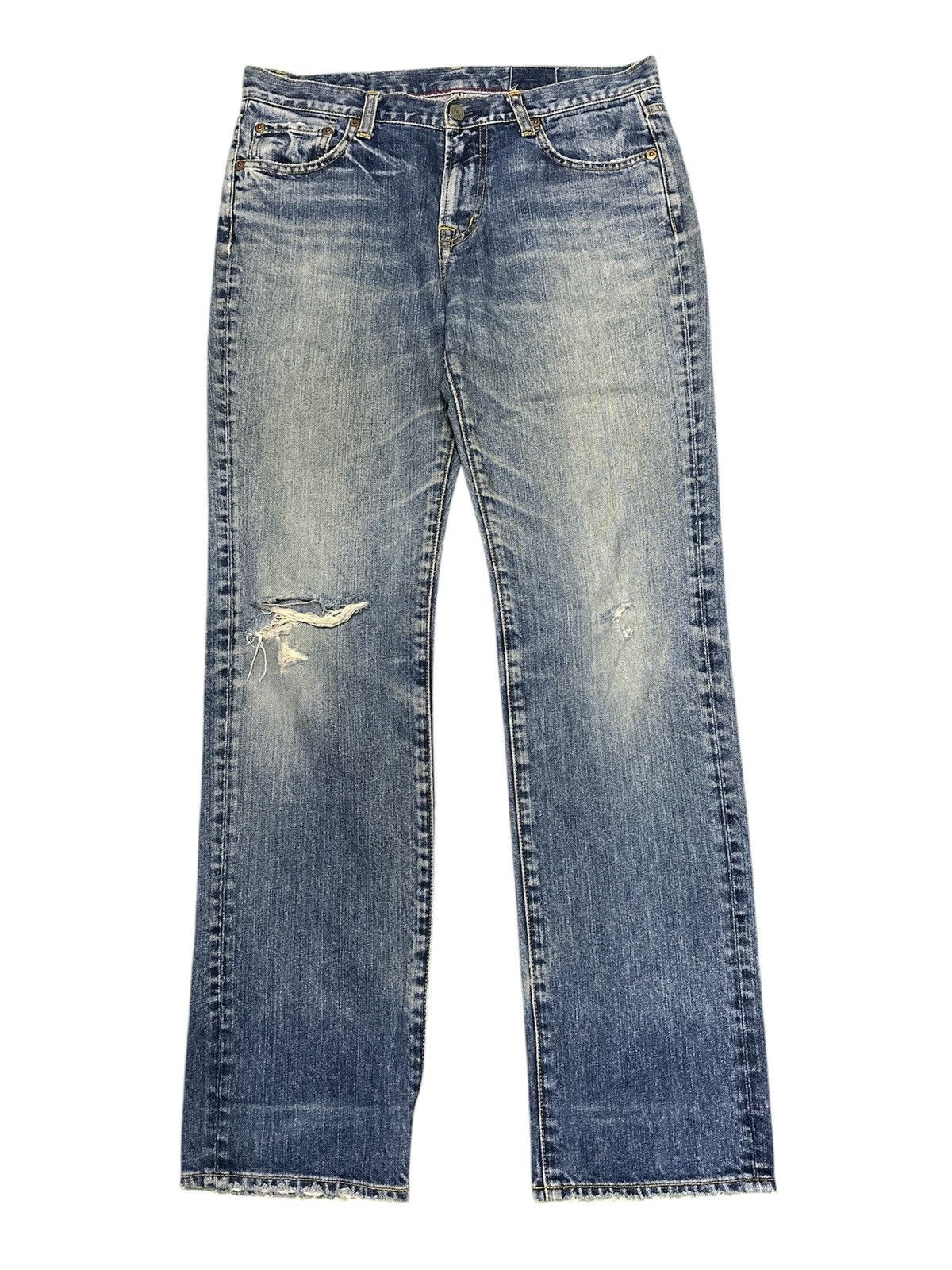 If Six Was Nine Distress denim Antague . Size US 32 / EU 48 - 1 Thumbnail