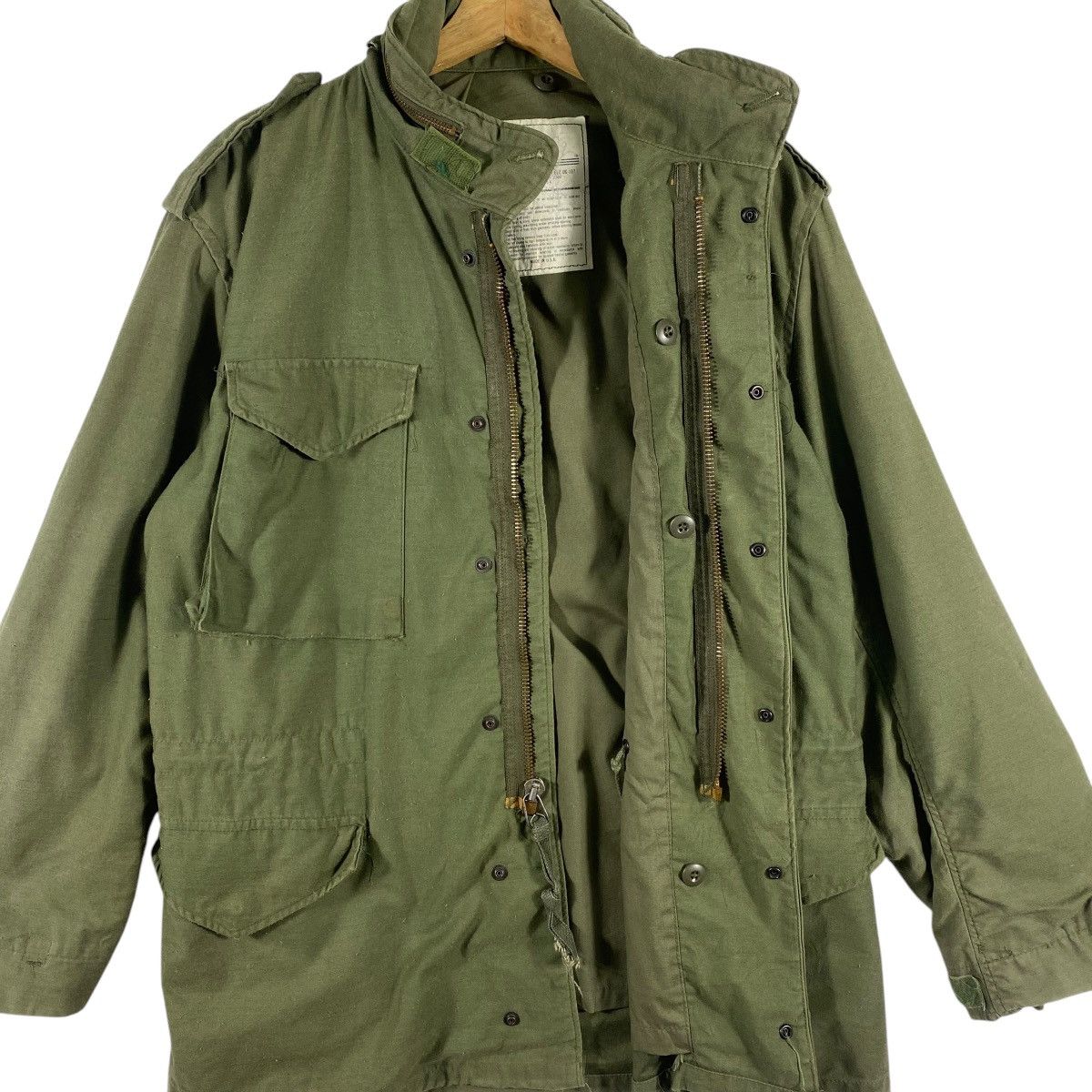 Alpha Industries × Vintage Vintage Alpha Industries Olive Military M65 OG-107 Field Size US M / EU 48-50 / 2 - 5 Thumbnail