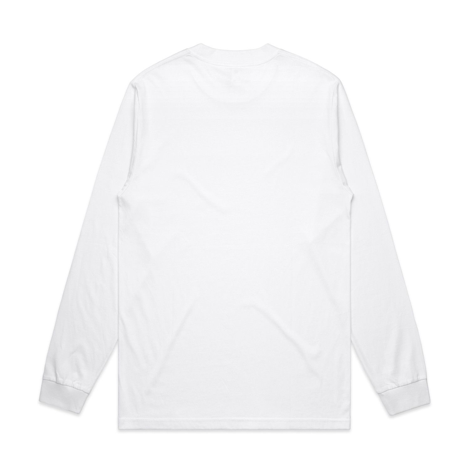AS Colour White Plain Long Sleeve Shirt, High Quality/Comfortable Size US S / EU 44-46 / 1 - 2 Thumbnail