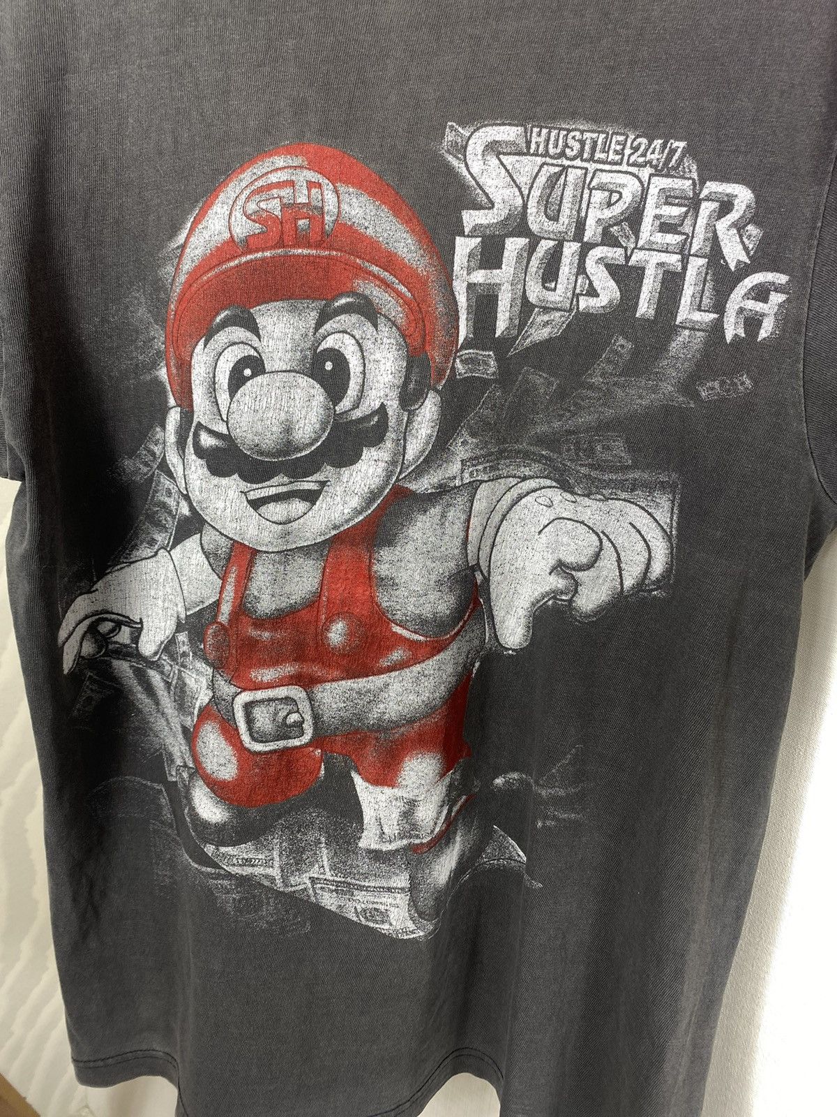 Nintendo × Vintage Mario Super Hustla T Shirt Size US M / EU 48-50 / 2 - 7 Thumbnail