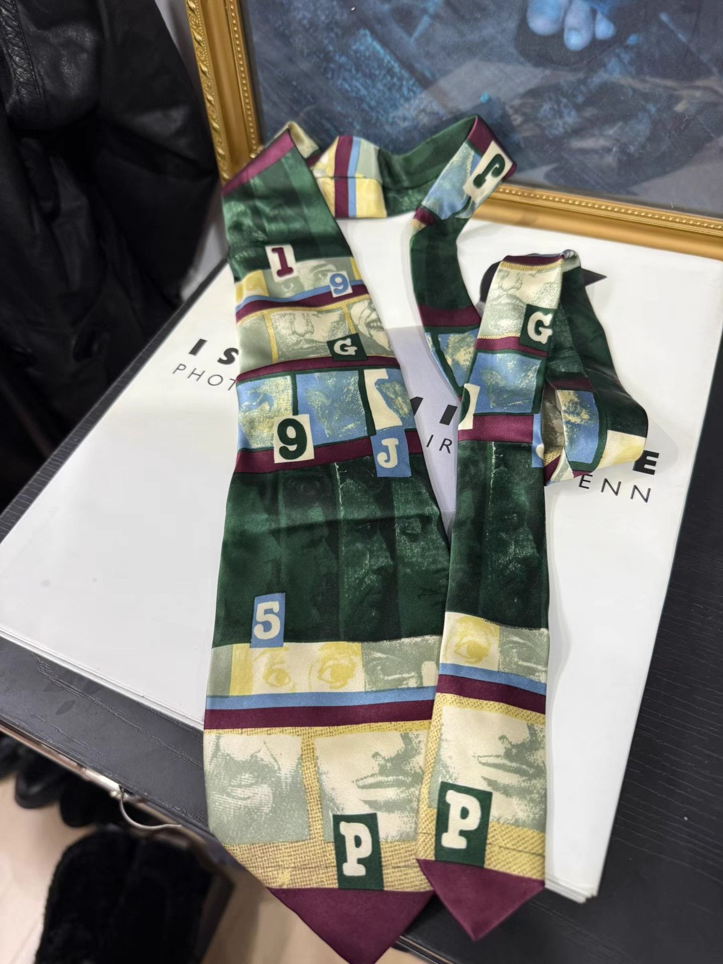 Jean Paul Gaultier JEAN PAUL GAULTIER Pop Art Silk Tie K20 Size ONE SIZE - 2 Thumbnail