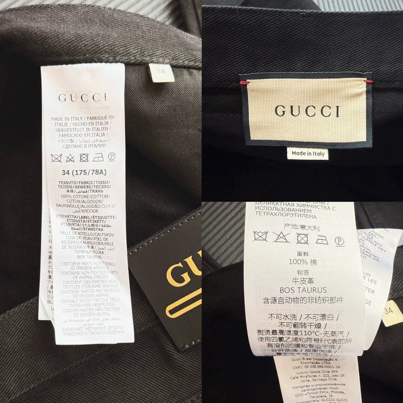 Gucci Gucci Metal logo casual pants Size US 34 / EU 50 - 8 Thumbnail