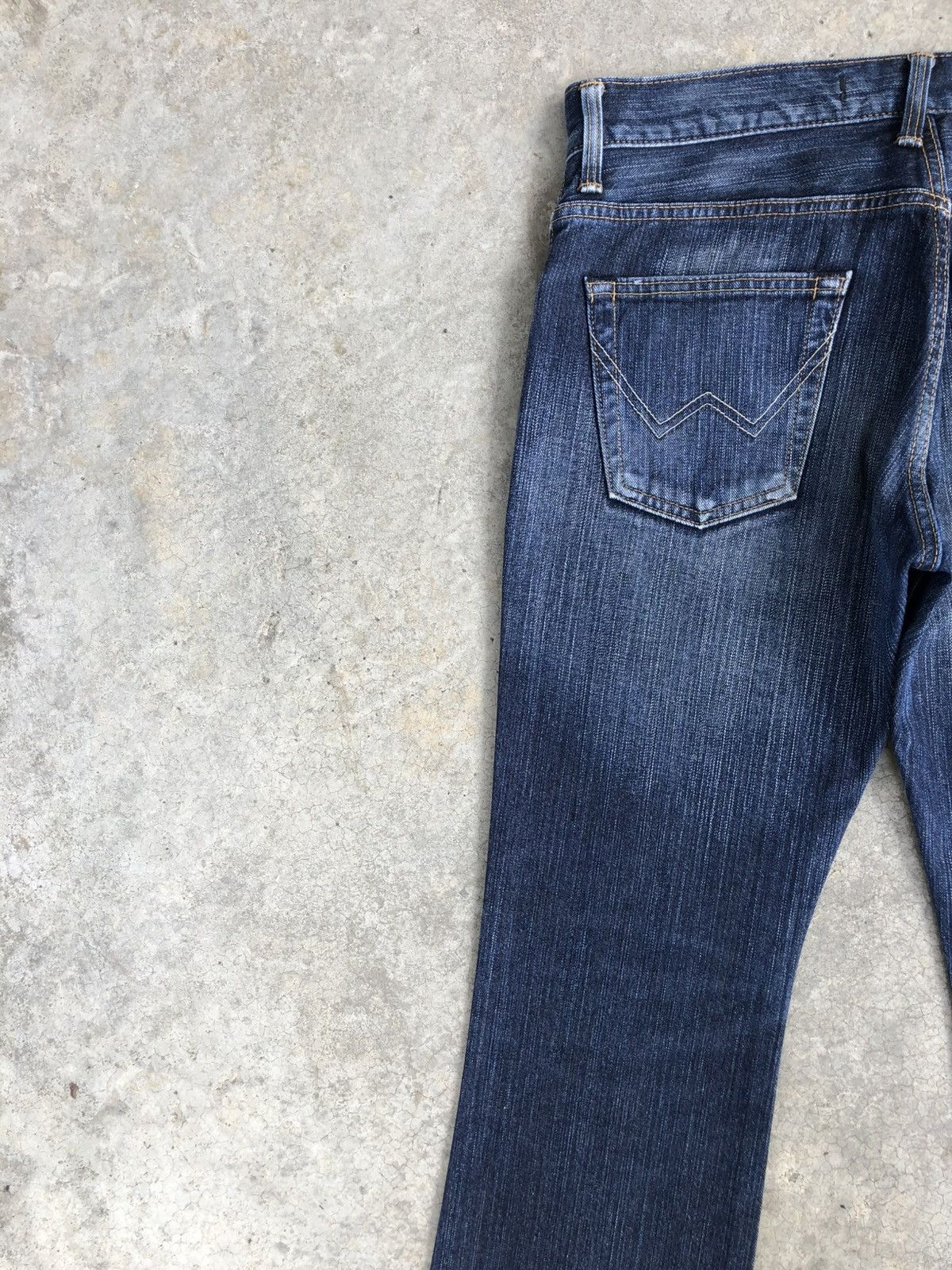 If Six Was Nine Japanese Edwin Exclusive Vintage Flared Jeans Distressed Size US 30 / EU 46 - 9 Thumbnail
