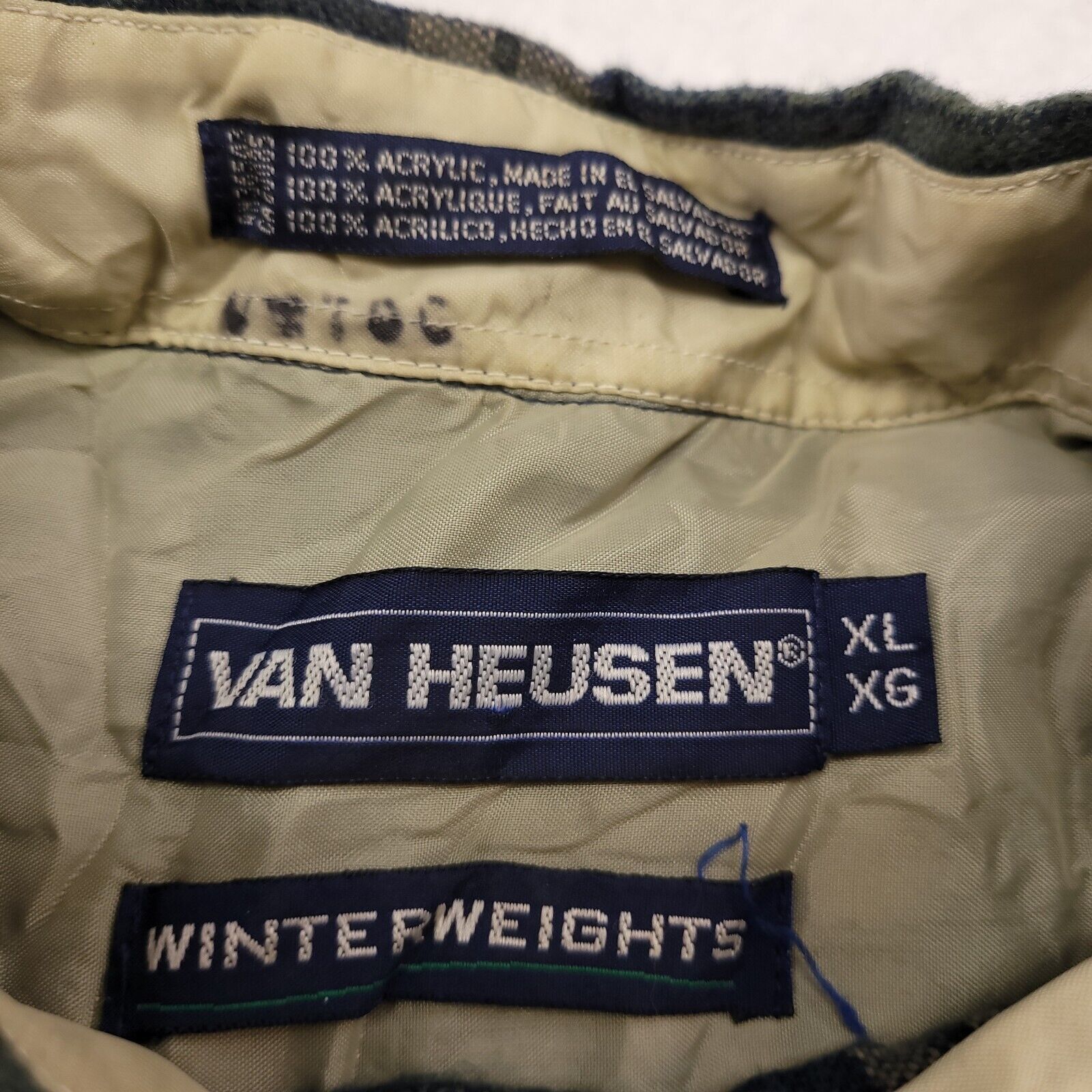 Van Heusen Van Heusen Classics Button Up Shirt Adult Mens Size XL Green Size US XL / EU 56 / 4 - 2 Thumbnail