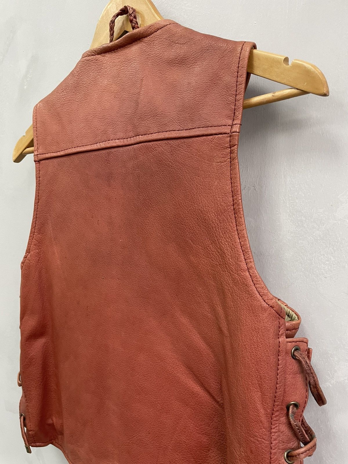 Vintage VINTAGE LEATHER BIKER 90s punk Grunde jacket vest Size US M / EU 48-50 / 2 - 11 Thumbnail