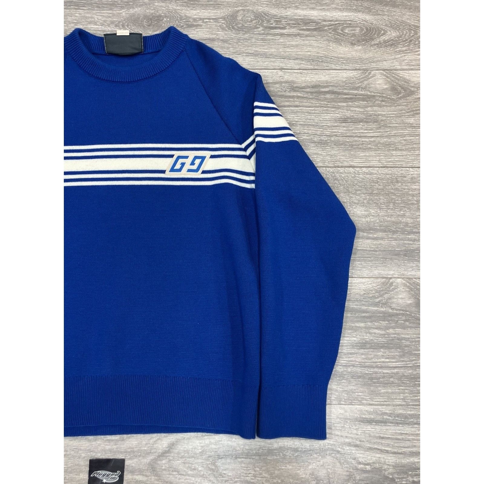 Gucci Gucci Knit Wool Sweater With Square GG | EXCELLENT! Size US M / EU 48-50 / 2 - 4 Thumbnail