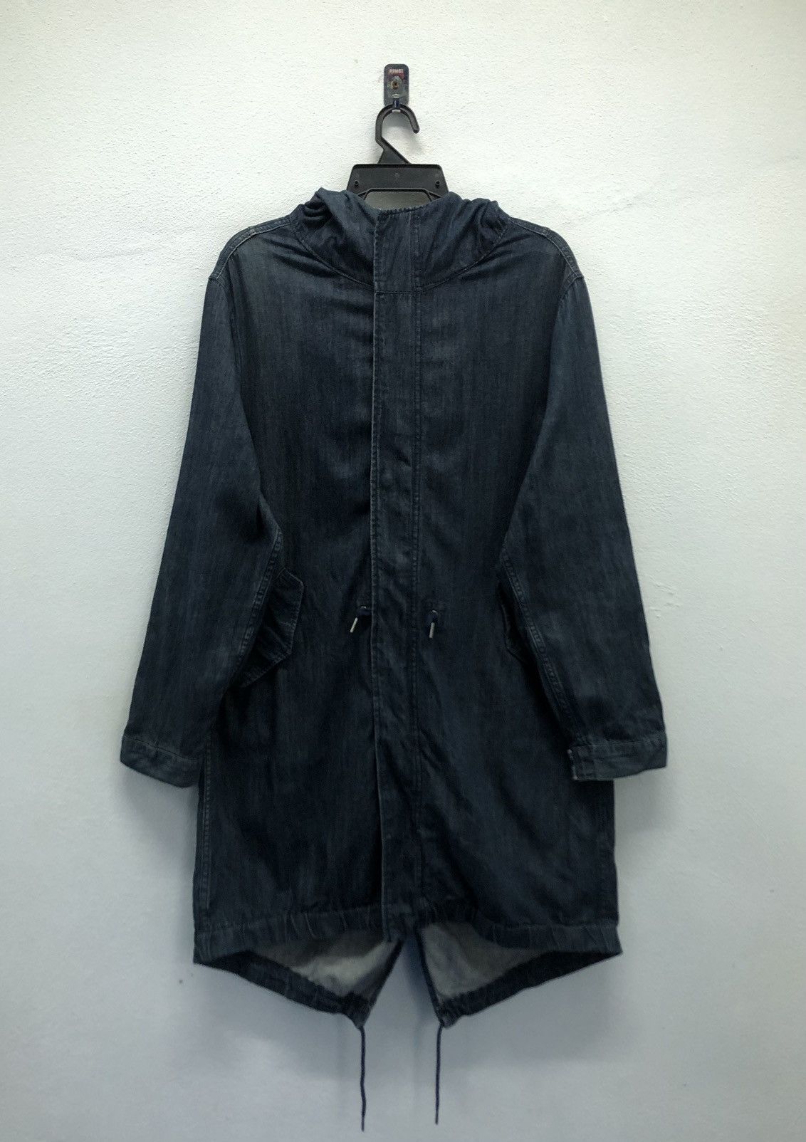 Vintage Back Number Denim Hooded Parka Jacket - Medium Size US M / EU 48-50 / 2 - 1 Thumbnail