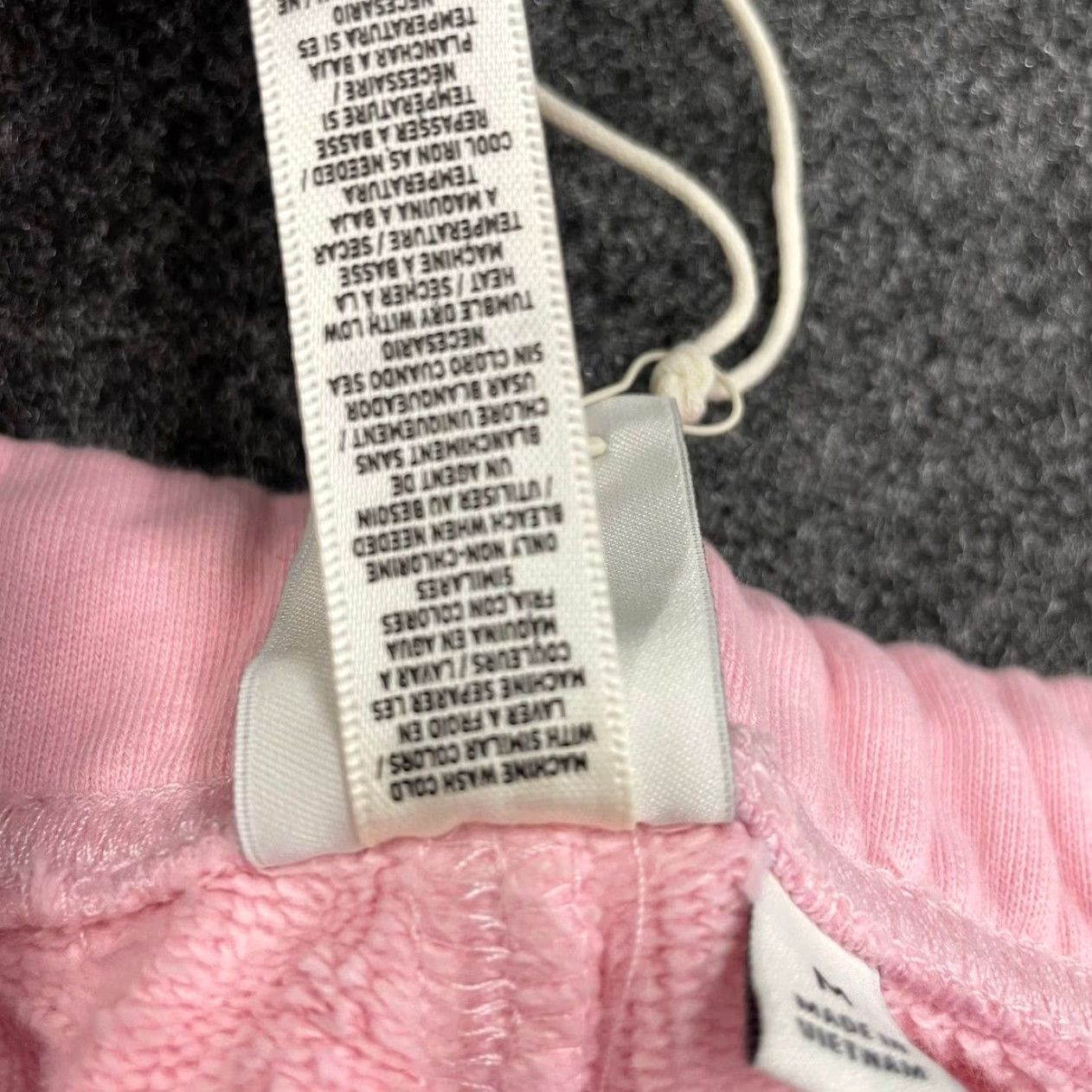 KHY Fleece Sweatpants Women Pink M Straight Leg Casual Pull On Regular Size M