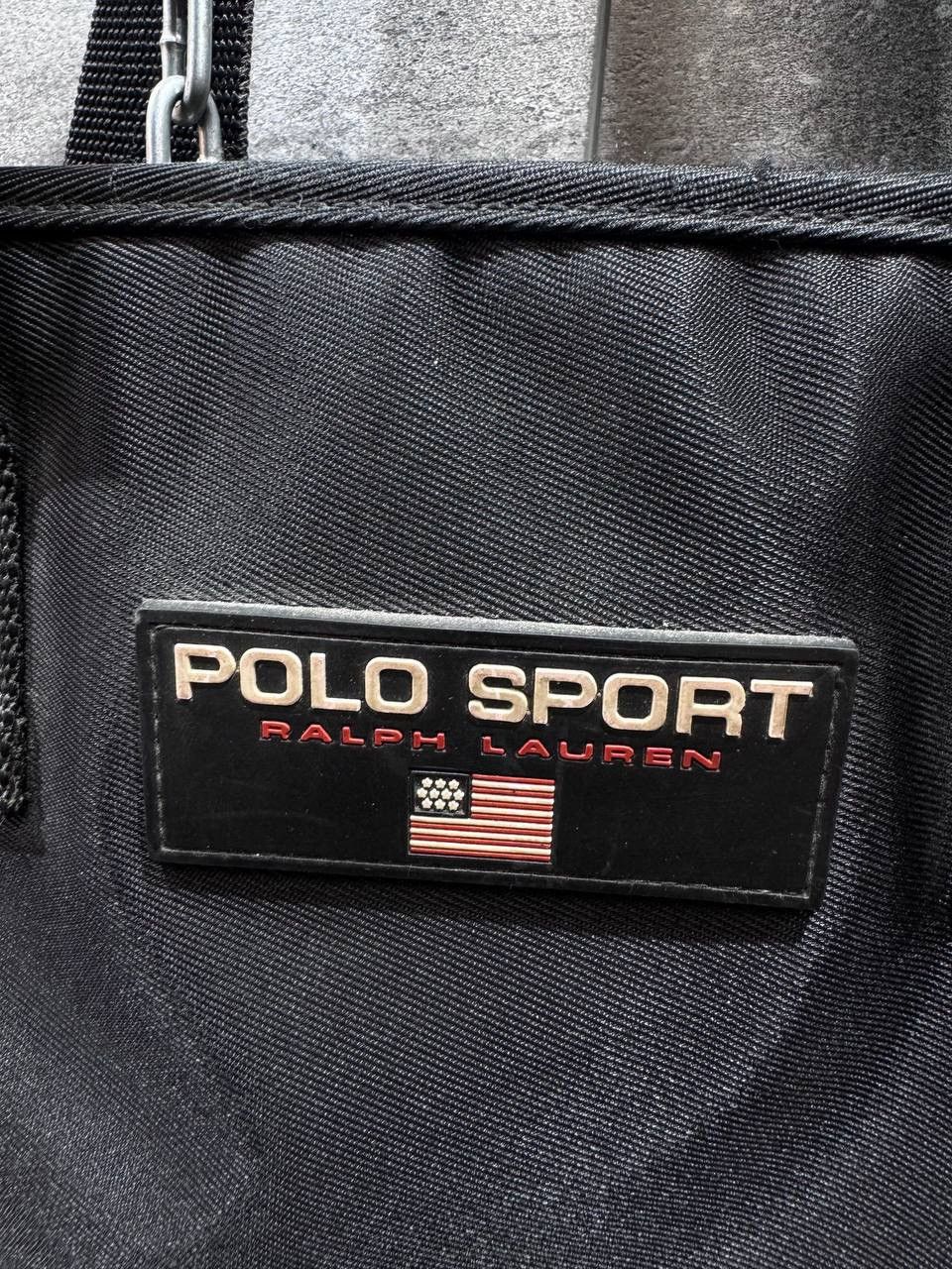 Polo Ralph Lauren Vintage Polo Sport Black Tote Bag 90s Handbag Size ONE SIZE - 7 Thumbnail
