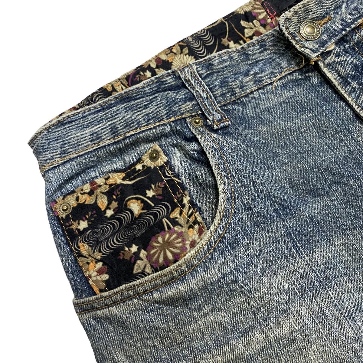 Vintage Sukajan denim emboridery distressed pant Size US 36 / EU 52 - 8 Thumbnail