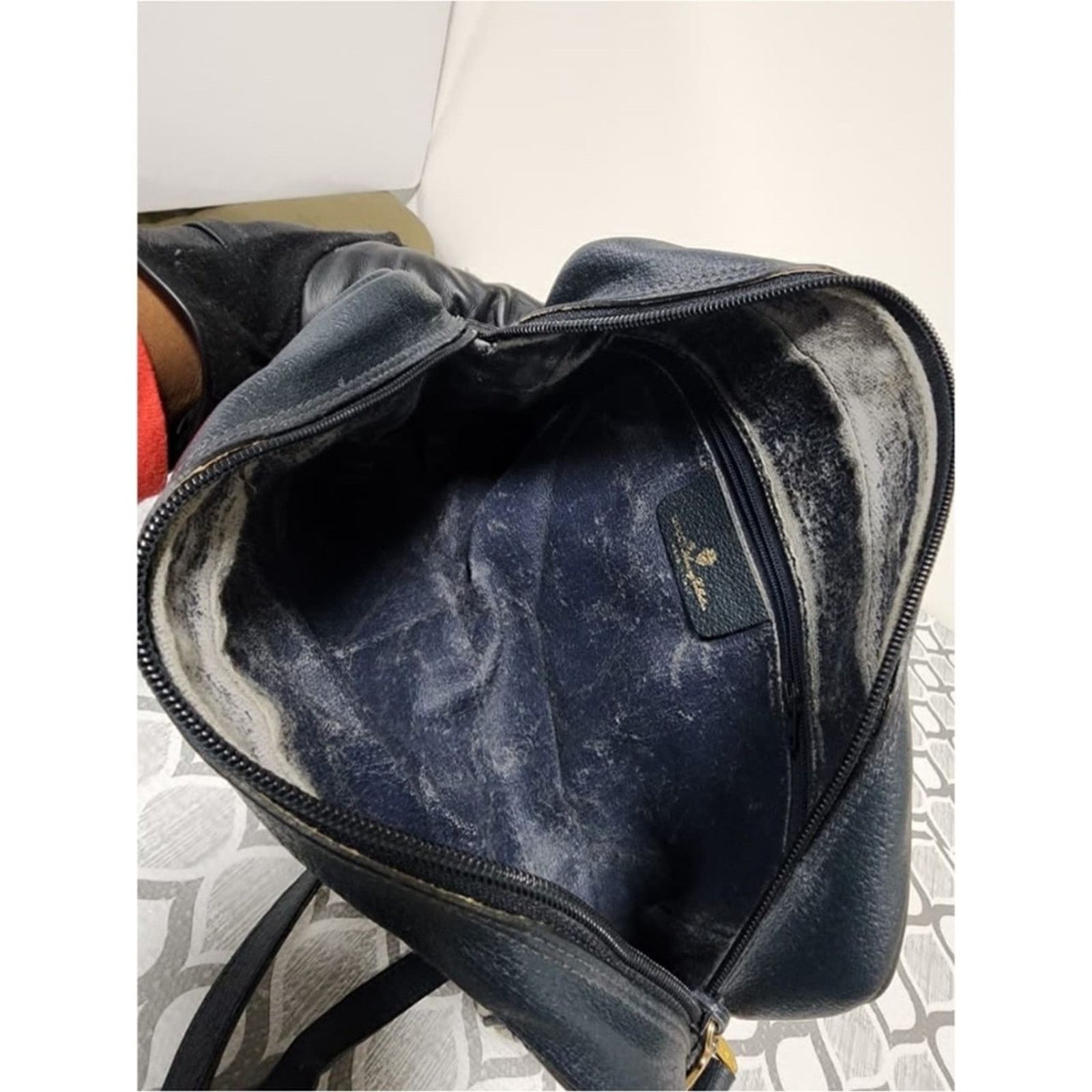 Gucci A GUCCI Vintage Ophidia Shoulder Bag Navy Blue/Grey Shoulder Size ONE SIZE - 12 Thumbnail