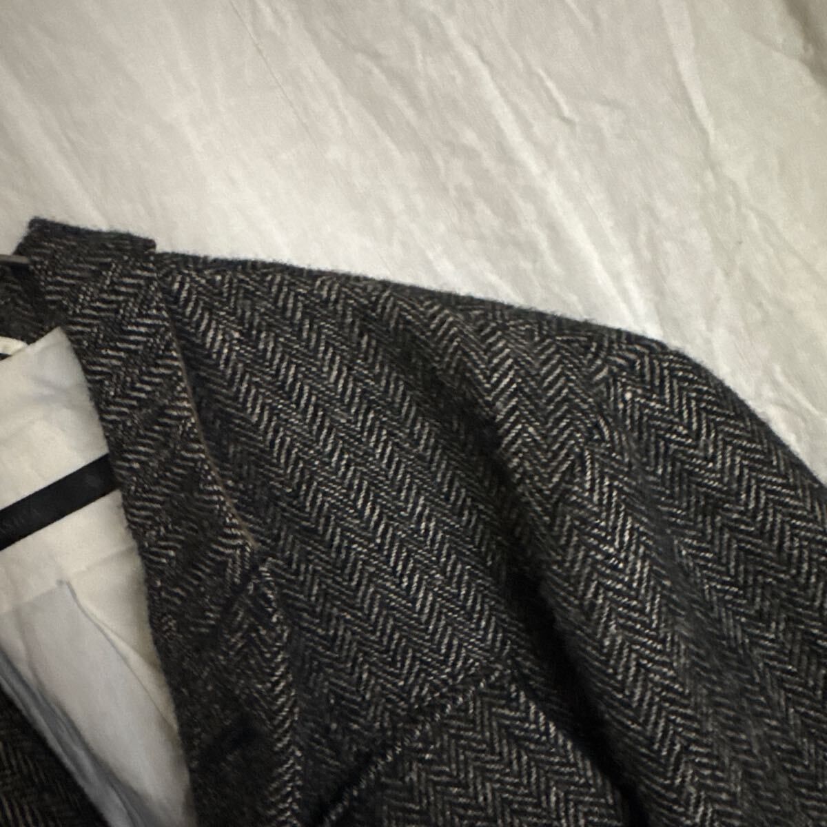 KLASICA HUNTS Wool Linen Classic Herringbone Jacket Size US L / EU 52-54 / 3 - 5 Thumbnail