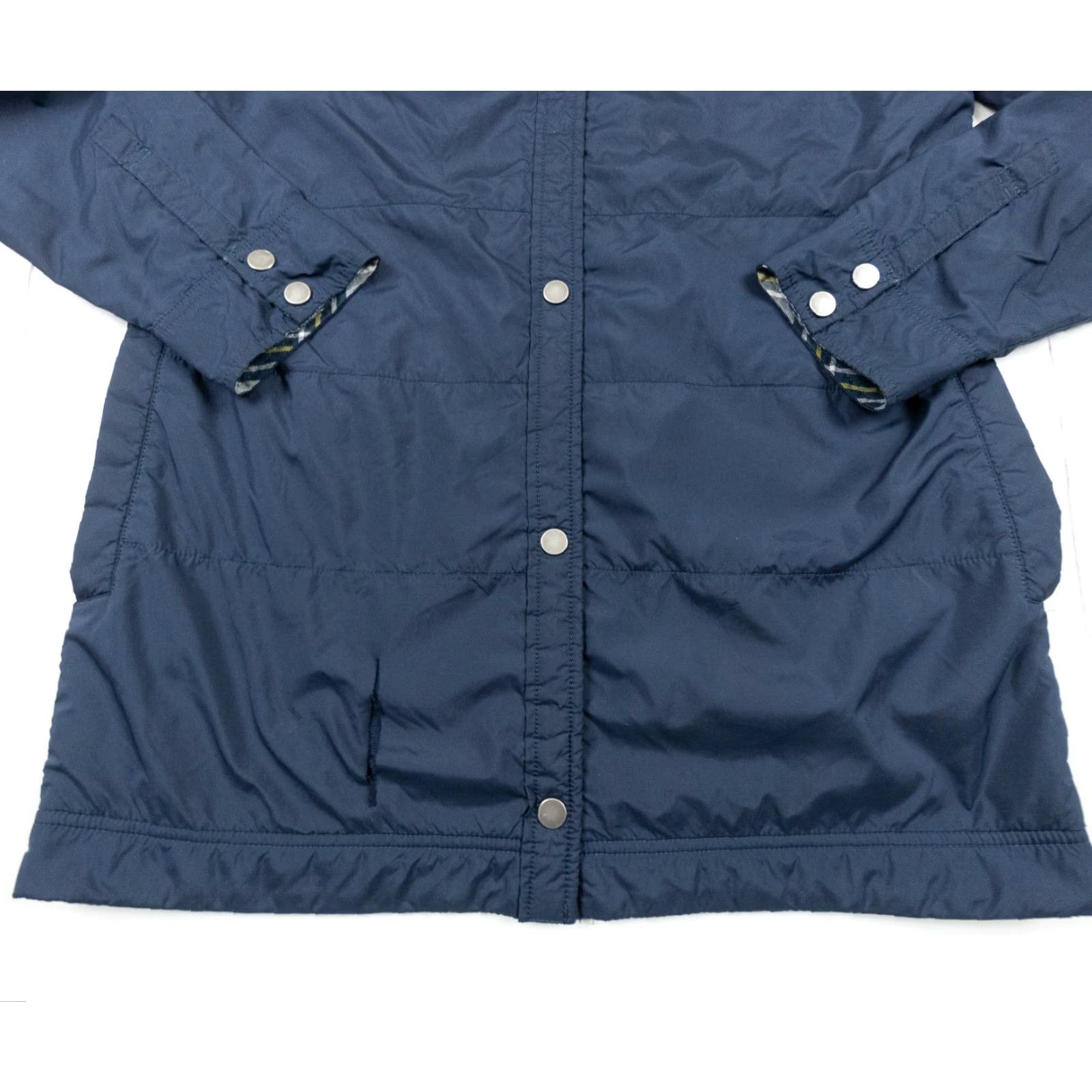 The North Face The North Face Shacket Women’s Medium Blue Reversible Snap Button Windbreaker Casual Lining Polyester Logo Late 2010s Womens Size M / US 6-8 / IT 42-44 - 4 Thumbnail