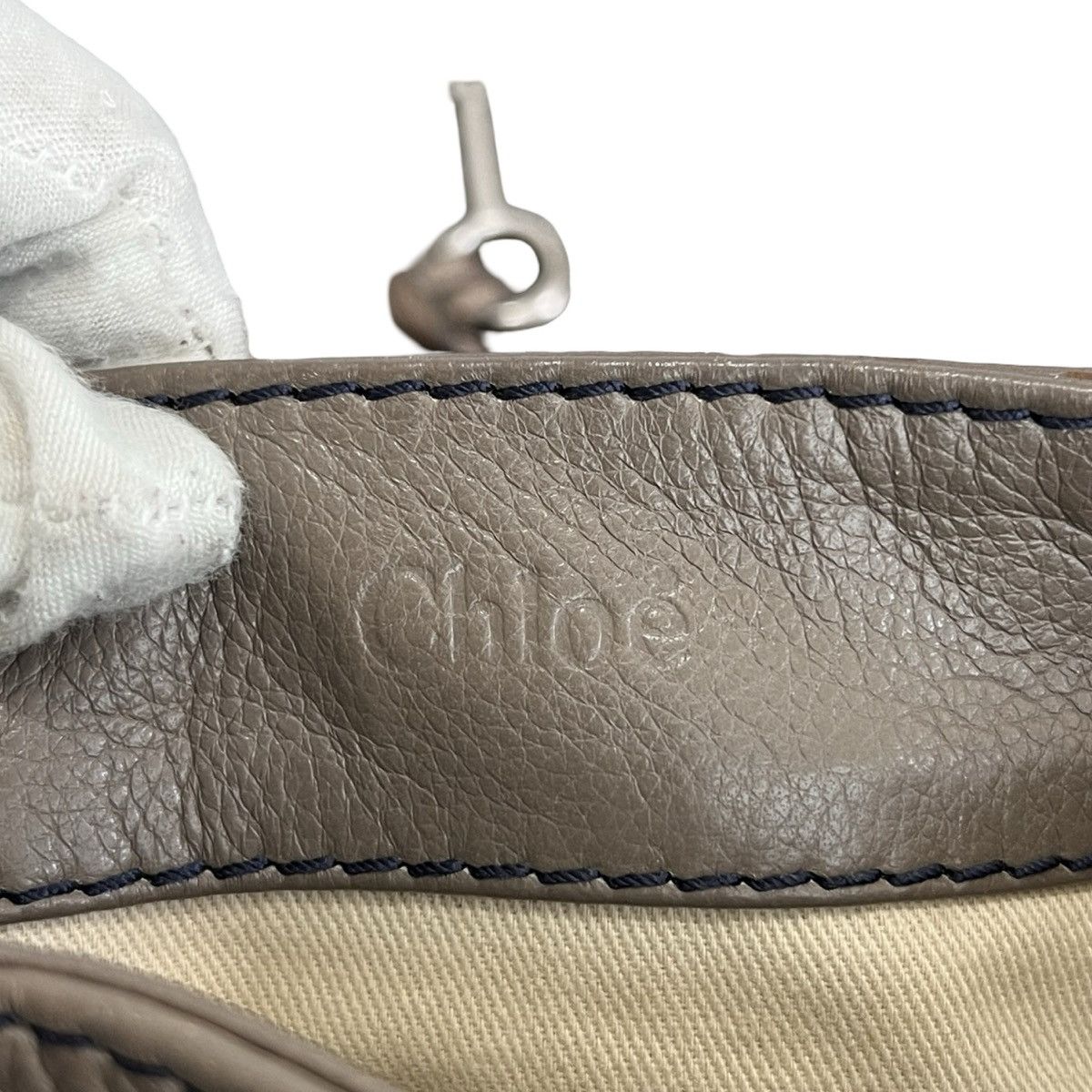 Chloe Chloé Paddington Handbag Taupe Size ONE SIZE - 11 Thumbnail