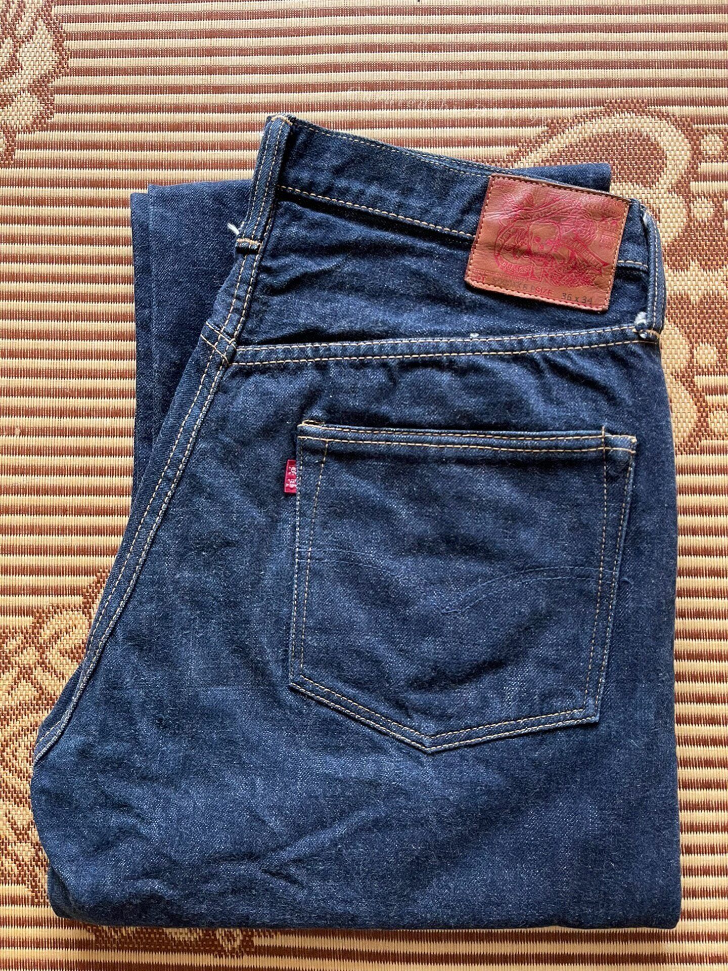Levi's Levis Skull Limited Original Blue Jeans Size US 26 / EU 42 - 1 Thumbnail