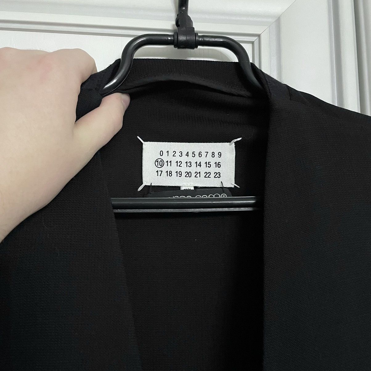 Maison Margiela Rare Maison Margiela Wool Collarless Blazer Size 38L - 4 Thumbnail