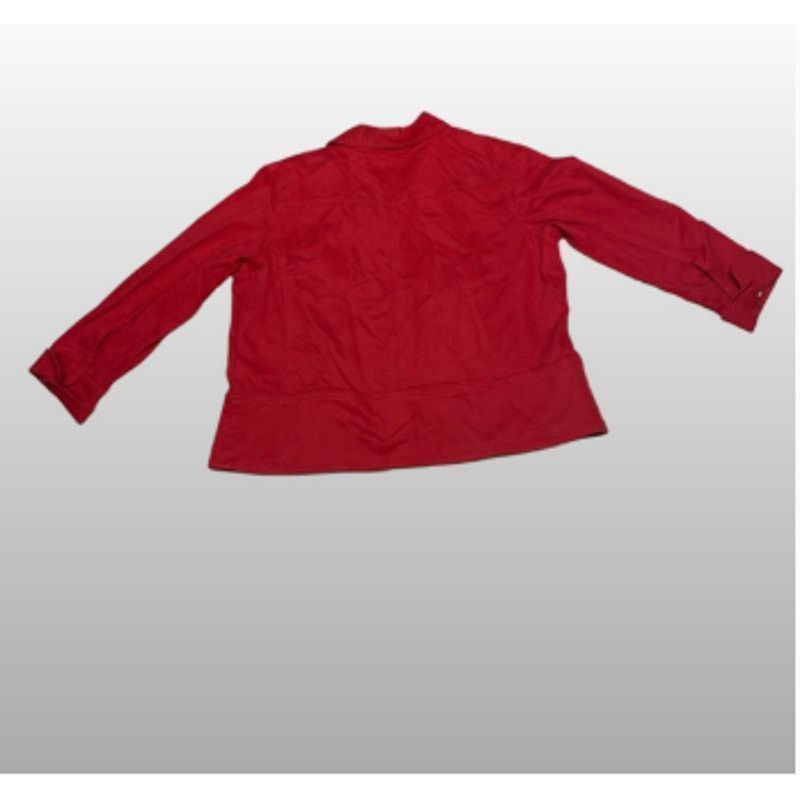 Other Minimalist Artsy Boxy Red Button Front Jacket Christopher XL Size XL / US 12-14 / IT 48-50 - 5 Thumbnail
