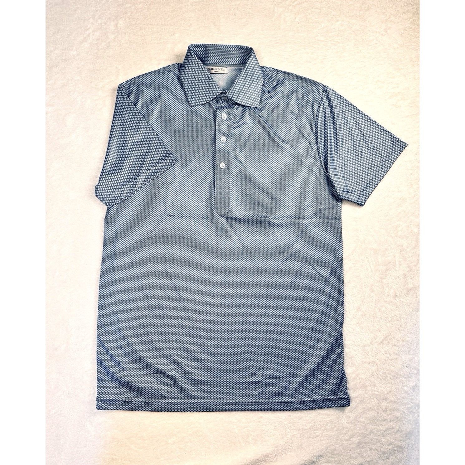 Other Collars & Co. Semi-Spread Collar Polo Shirt Blue Size Small Size US S / EU 44-46 / 1 - 5 Thumbnail