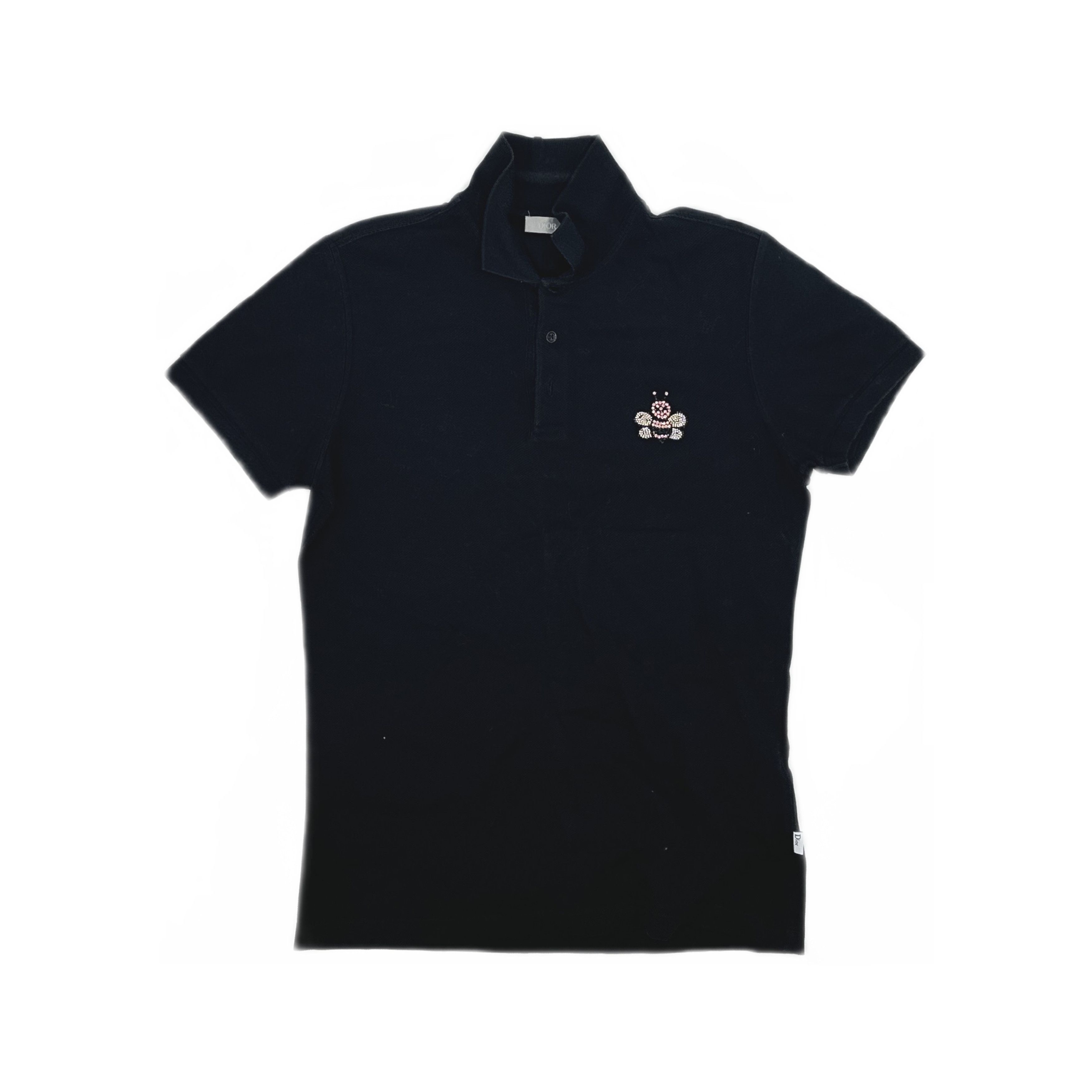 Dior Dior x Kaws Bee Embroidery Polo Shirt Size M Size US M / EU 48-50 / 2 - 1 Thumbnail