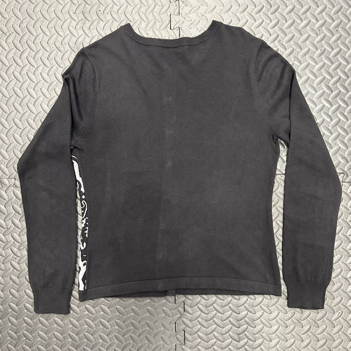 Designer New York & Company Cardigan Sweater Medium Floral 3D L/S Size M / US 6-8 / IT 42-44 - 10 Thumbnail