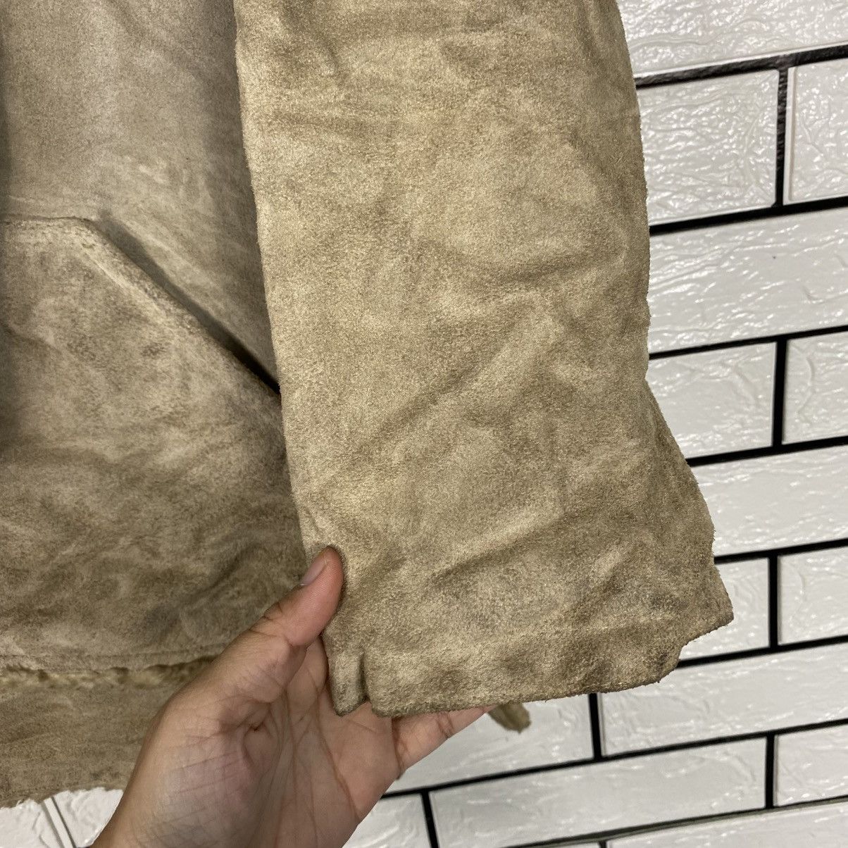 Marlboro 📌Vintage Marlboro Sherpa Genuine Leather Jacket Workwear Size US M / EU 48-50 / 2 - 16 Thumbnail
