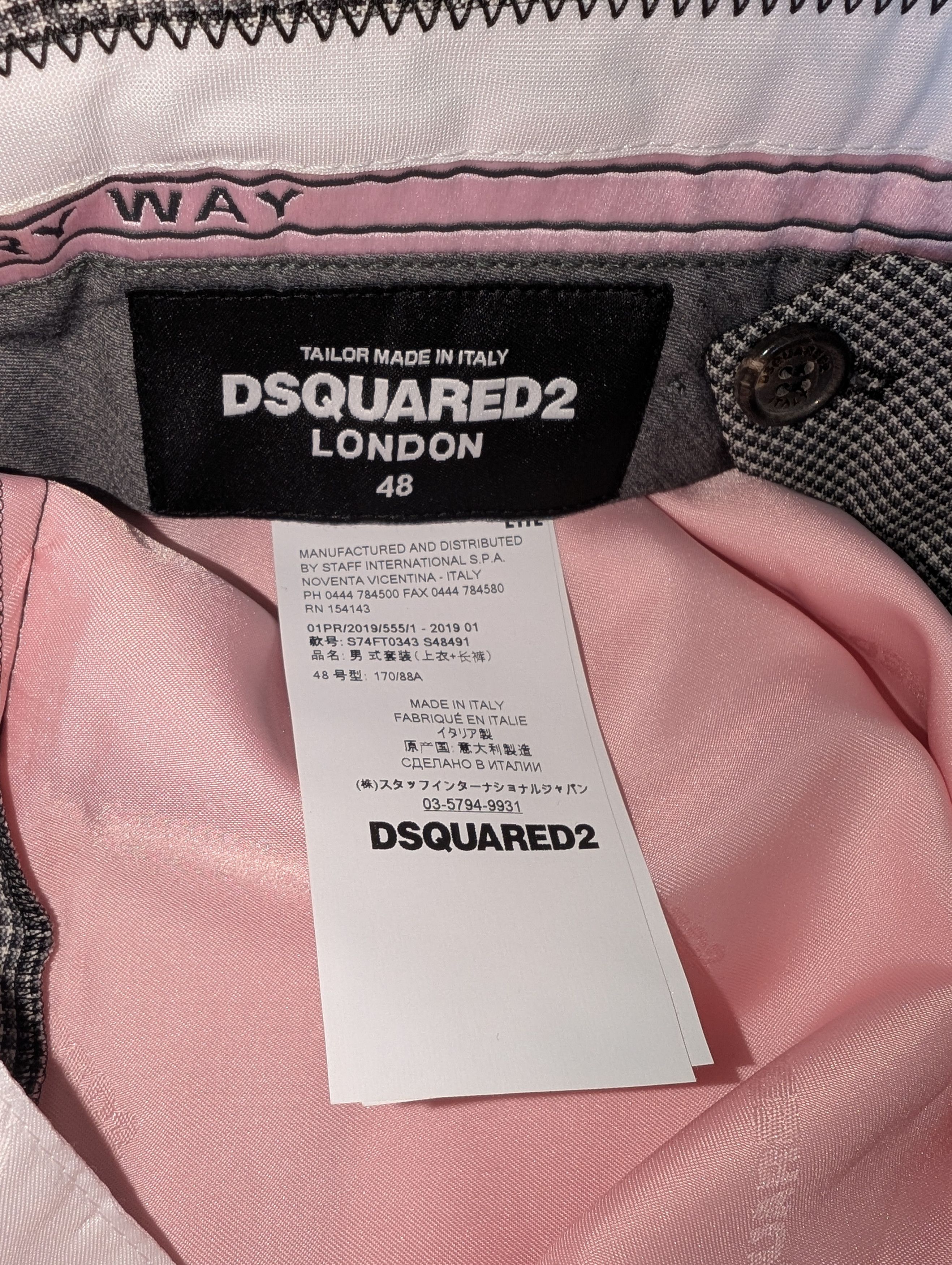 Dsquared2 DSQUARED2 LONDON TROUSER SUIT PANTS Size 38R - 3 Thumbnail