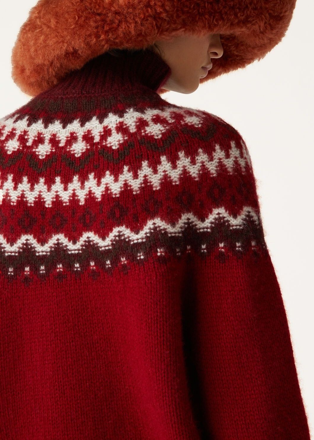 Loro Piana o1w1db10825 FAO5135 Alpe Pile Turtleneck Sweater in Red Size XS / US 0-2 / IT 36-38 - 3 Thumbnail