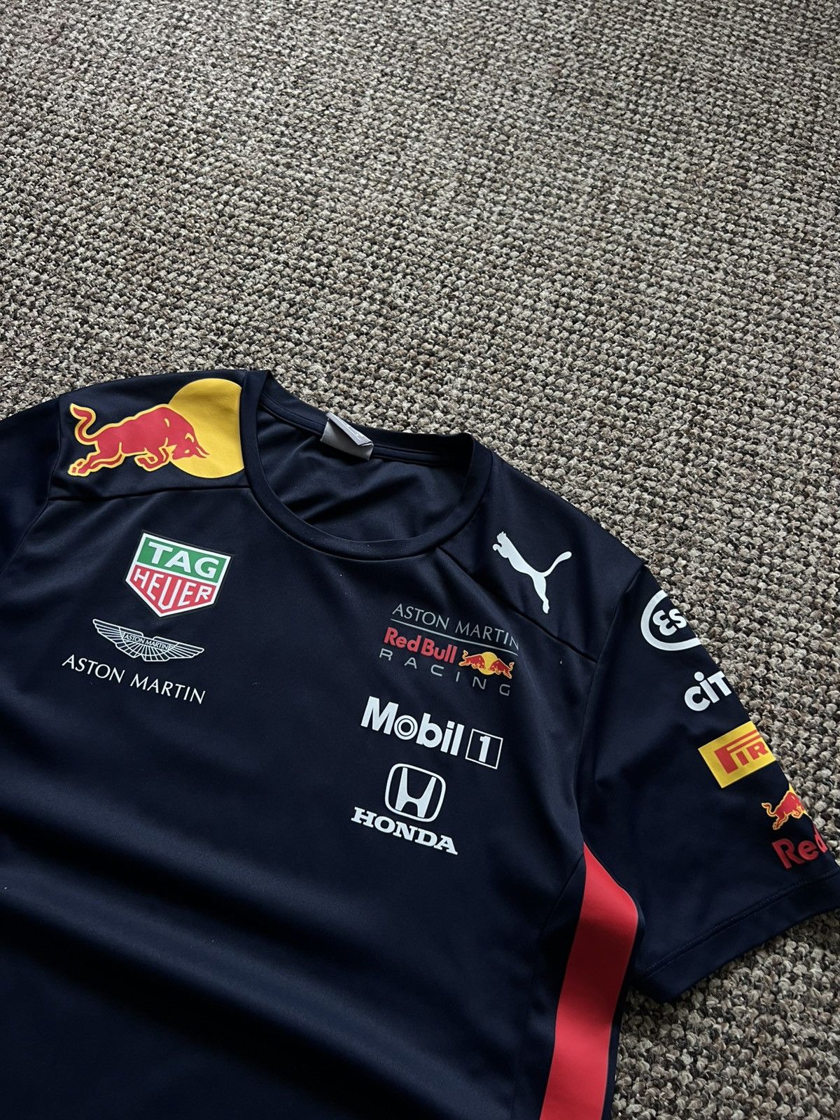 Puma × Red Bull Puma Formula 1 Vintage Aston Martin Crazy Racing Jersey Tee Size US M / EU 48-50 / 2 - 4 Thumbnail