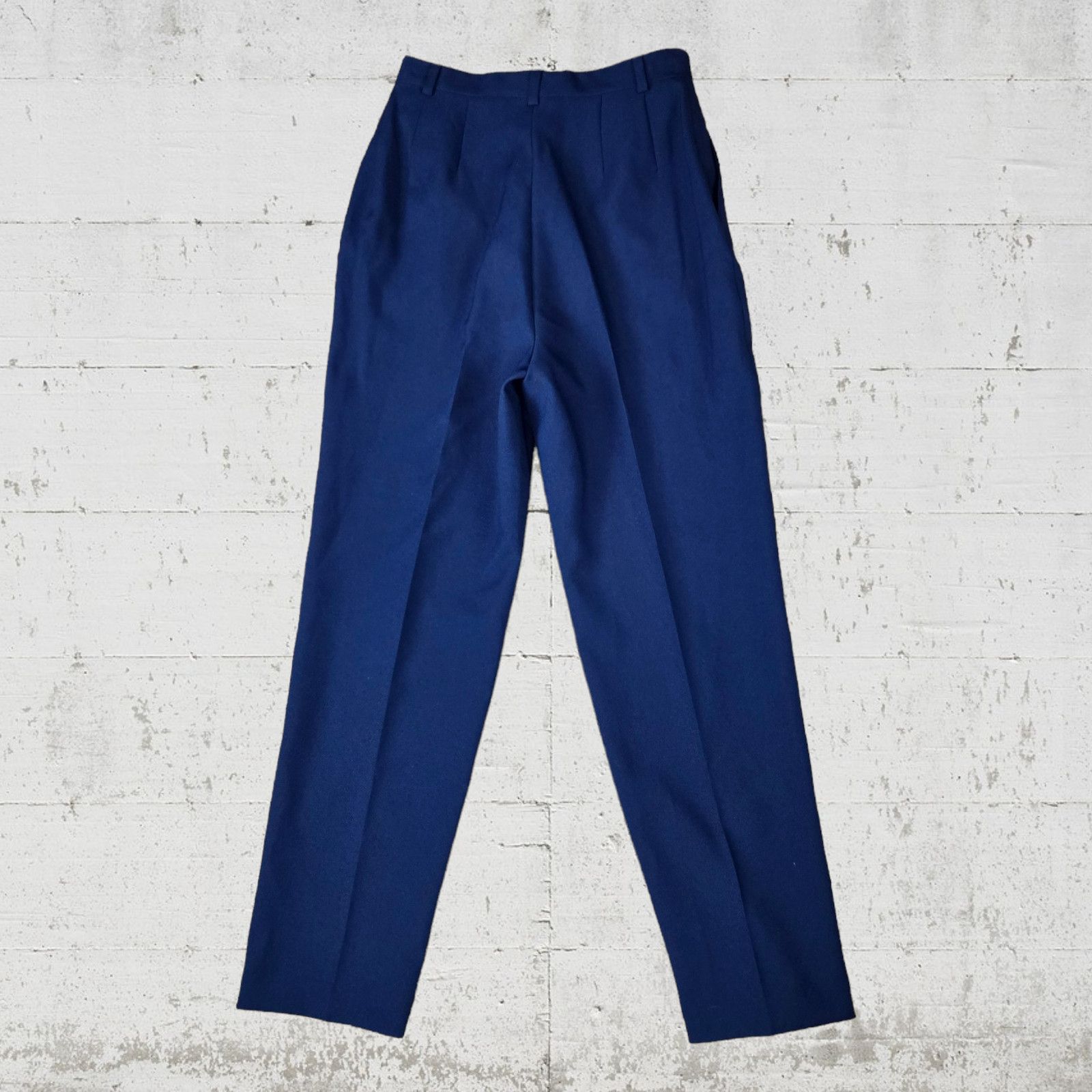 Haggar Vintage USA Made Navy Straight Dress Pants Size 6 Size 28" / US 6 / IT 42 - 7 Thumbnail