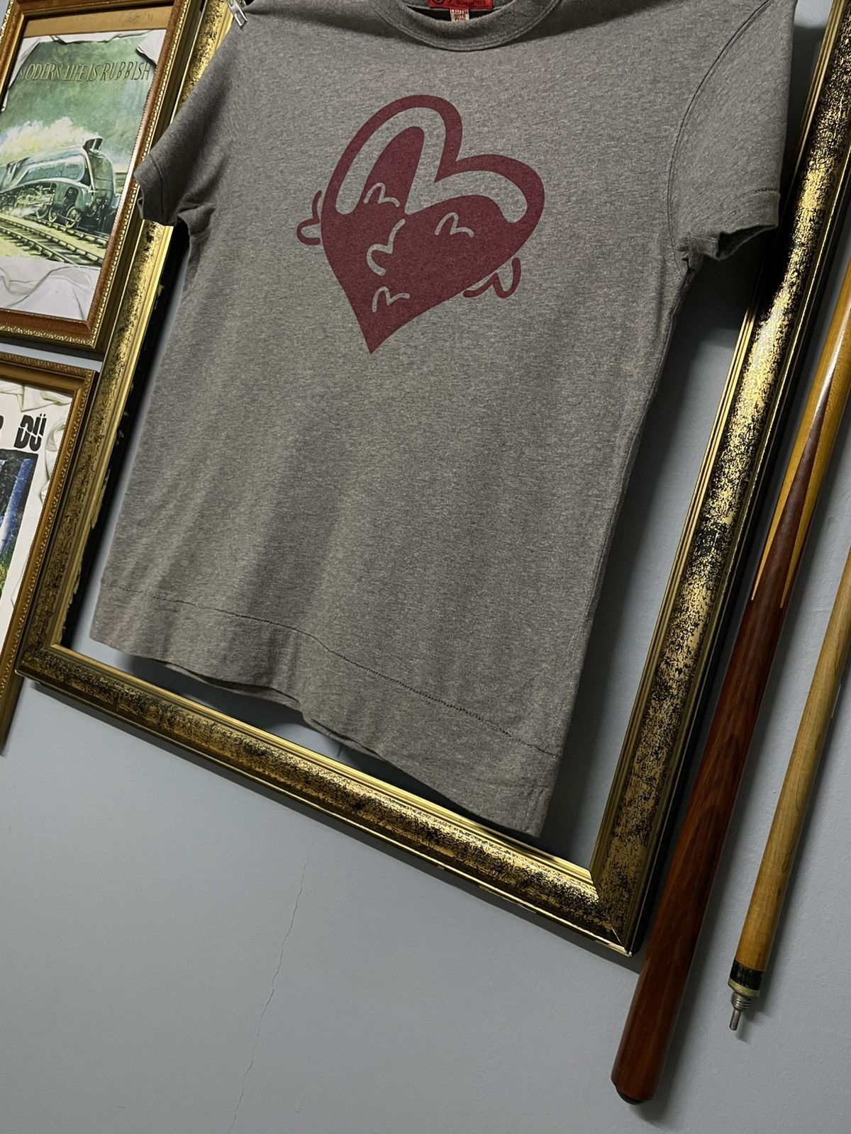 Evisu Vintage Japan Designer Evisu Yamane Iconic Logo Gray Tshirt Size US M / EU 48-50 / 2 - 3 Thumbnail