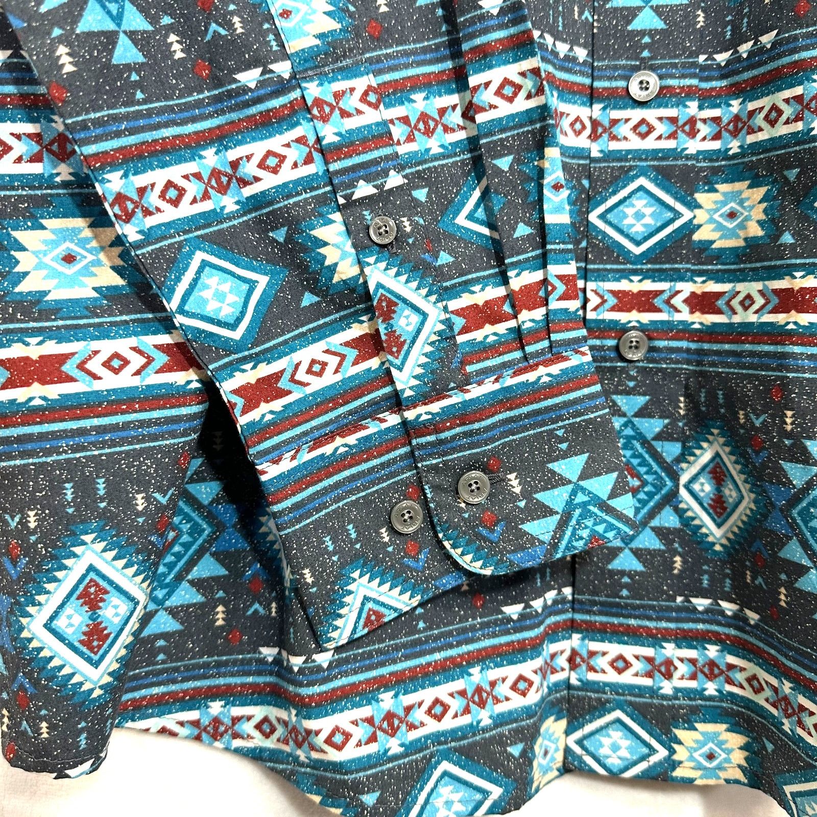Ariat NWT ARIAT Medium Teal Prescott Classic Shirt Serape Aztec Size US M / EU 48-50 / 2 - 4 Thumbnail