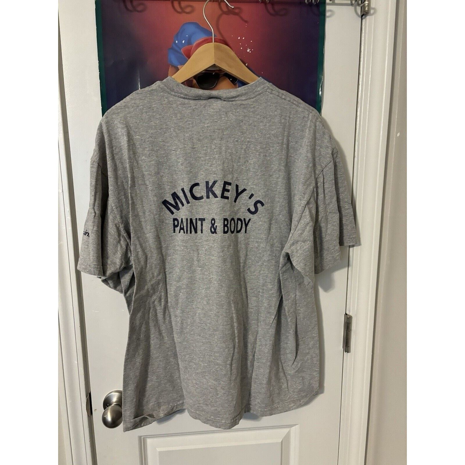 Nike vintage nike made in usa grey plain logo T-shirt black Sz L Size US L / EU 52-54 / 3 - 2 Thumbnail
