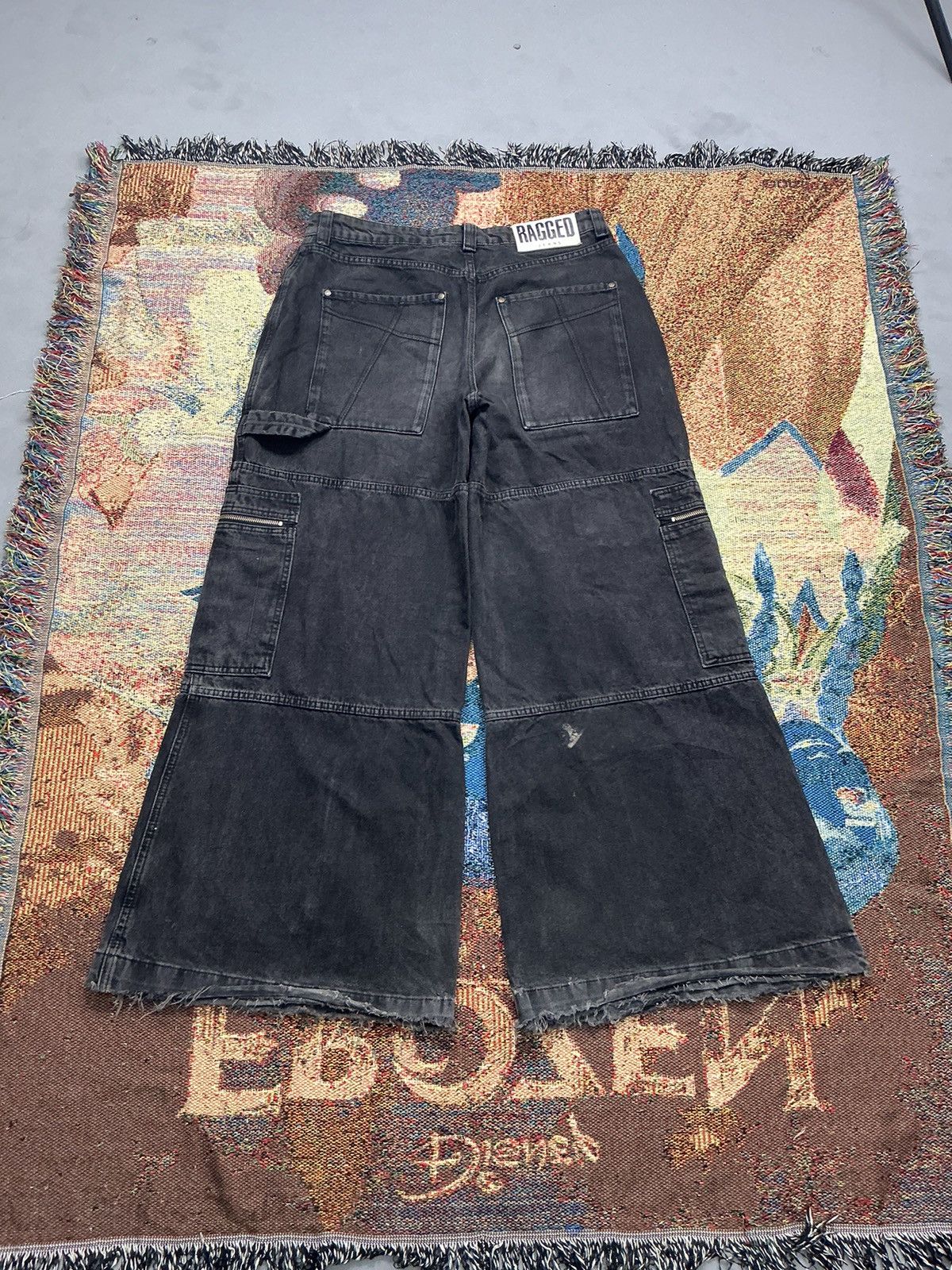 Other Vintage raggad big pocket zipper flared denim Size US 36 / EU 52 - 2 Thumbnail