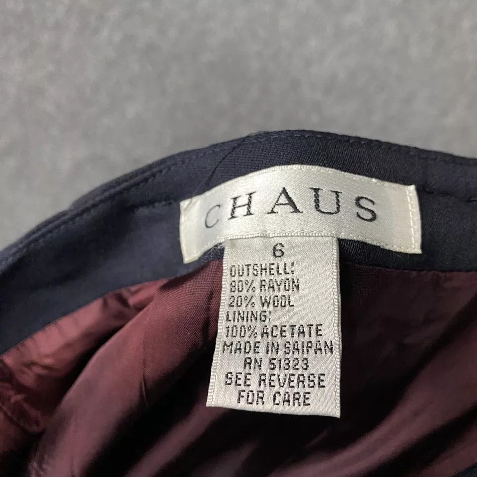 Other Chaus Pants Women's Size 6 Trousers NWD Rayon Wool Blend Size 28" / US 6 / IT 42 - 9 Thumbnail