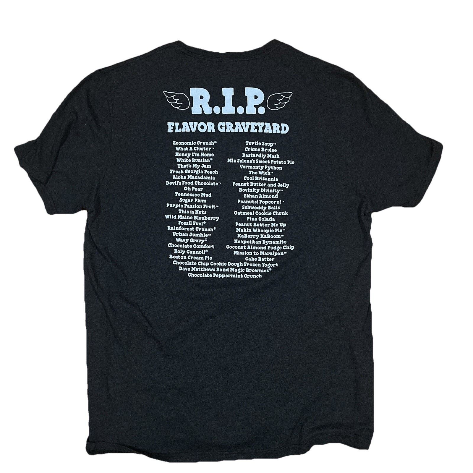 Other Ben and Jerry’s Ice Cream Flavor Graveyard T-Shirt Rare Size US XL / EU 56 / 4 - 2 Thumbnail