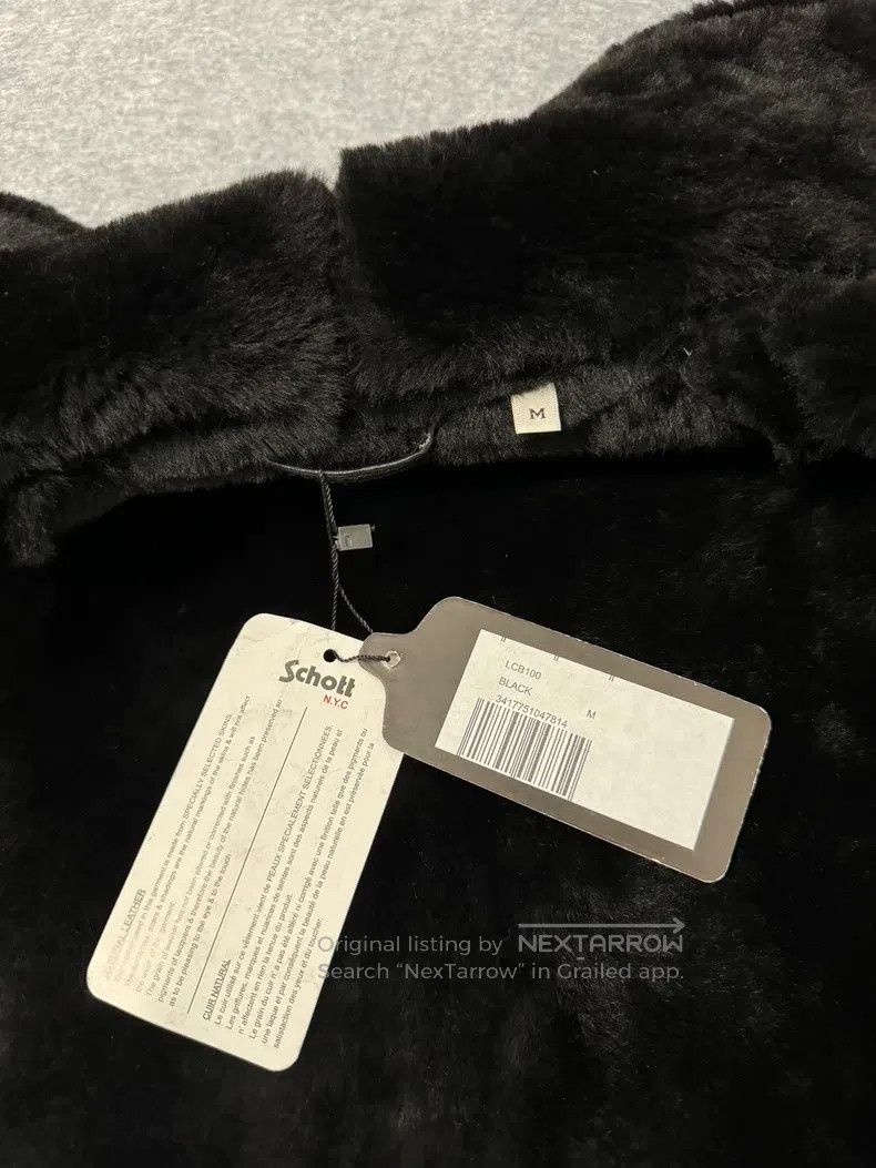 Schott Schott NYC Fur One-Piece Aviator Leather Jacket Size US M / EU 48-50 / 2 - 5 Thumbnail