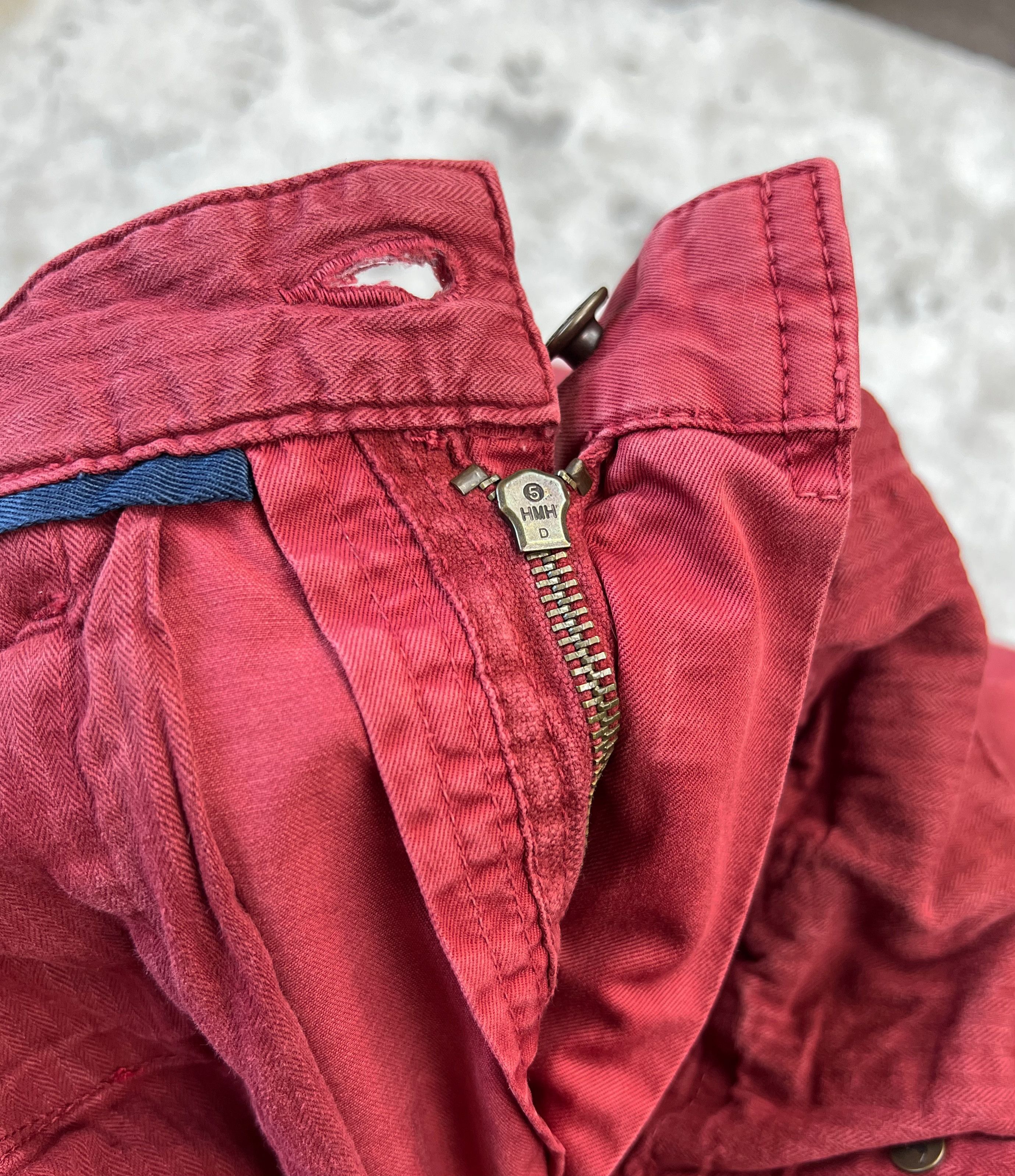 Polo Ralph Lauren × Ralph Lauren Polo Ralph Lauren Straight Burgundy Italian Fabrics Pants 34 Size US 34 / EU 50 - 18 Thumbnail