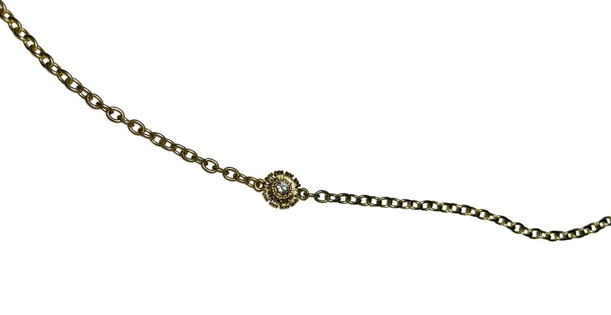 Vintage Antique Estate Sunflower Long Necklace Size ONE SIZE - 7 Thumbnail