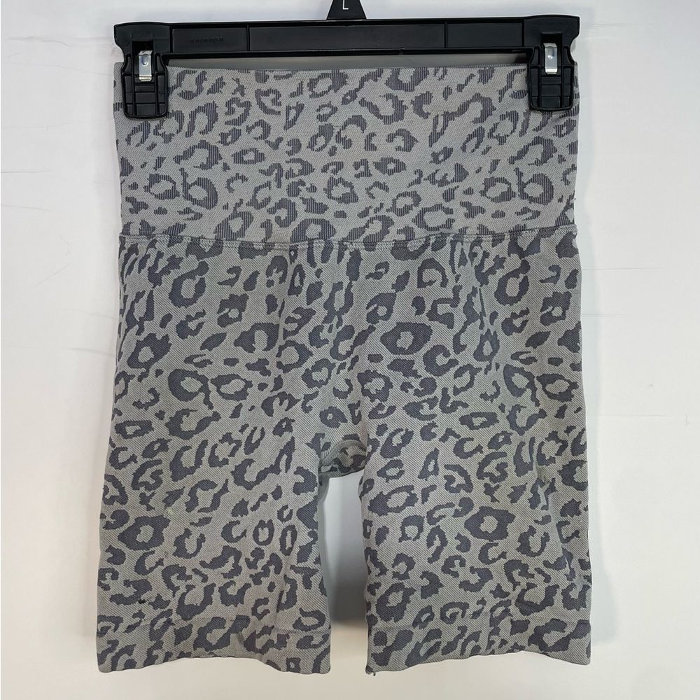 Other Cheetah Print Grey Compression Bike Shorts Small Size 28" / US 6 / IT 42 - 1 Thumbnail