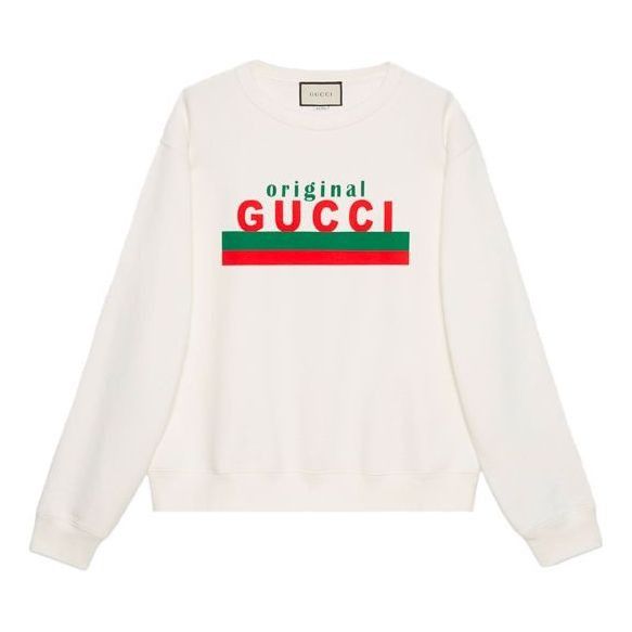 Gucci o1s1wg110225 Original Gucci Print Sweatshirt in Ivory Size US XXL / EU 58 / 5 - 1 Thumbnail