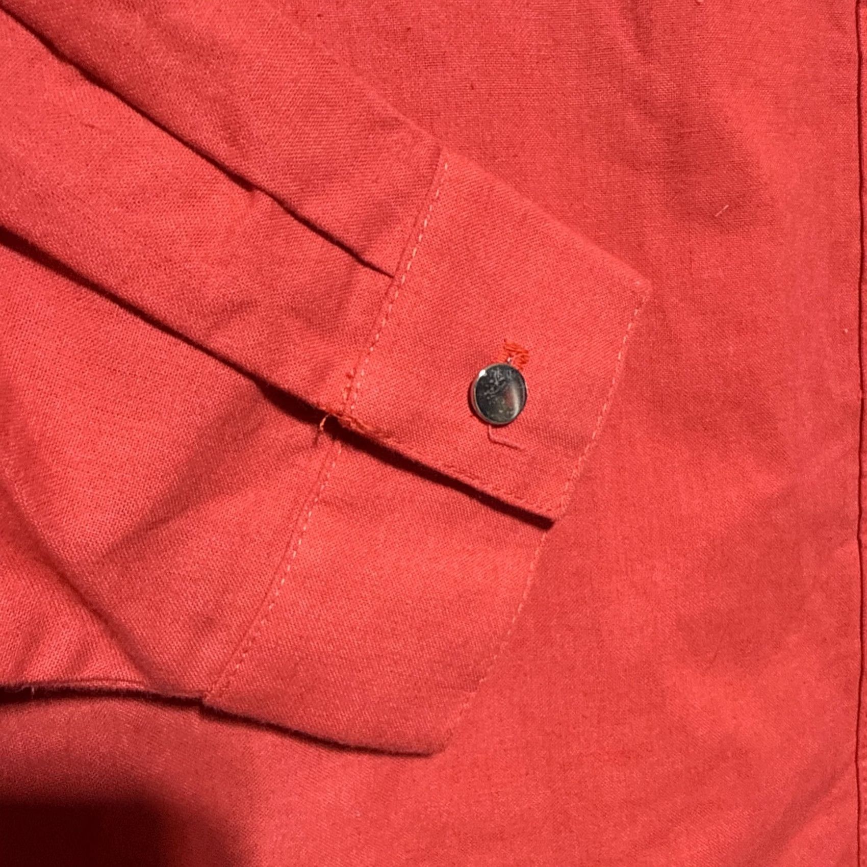 Vintage VINTAGE Western Collection Shirt Womens Fringe Western Button Down Size 18 Red Cotton 1980s 42” Chest Regular Outdoor Boys Girls Mens Womens Size ONE SIZE - 3 Thumbnail