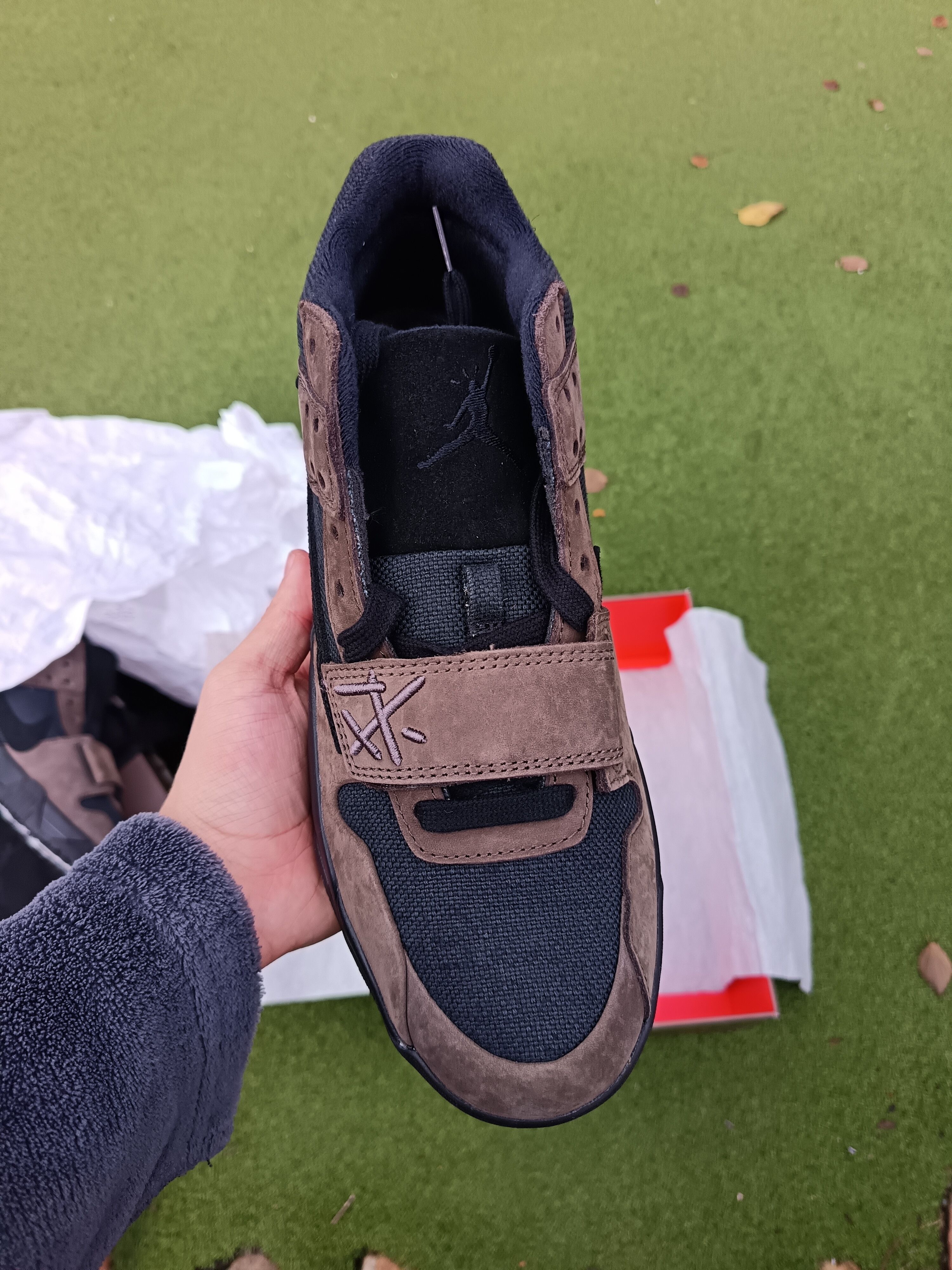 True Religion Nike Travis Scott Jumpman jack mocha Size US 10 / EU 43 - 2 Thumbnail