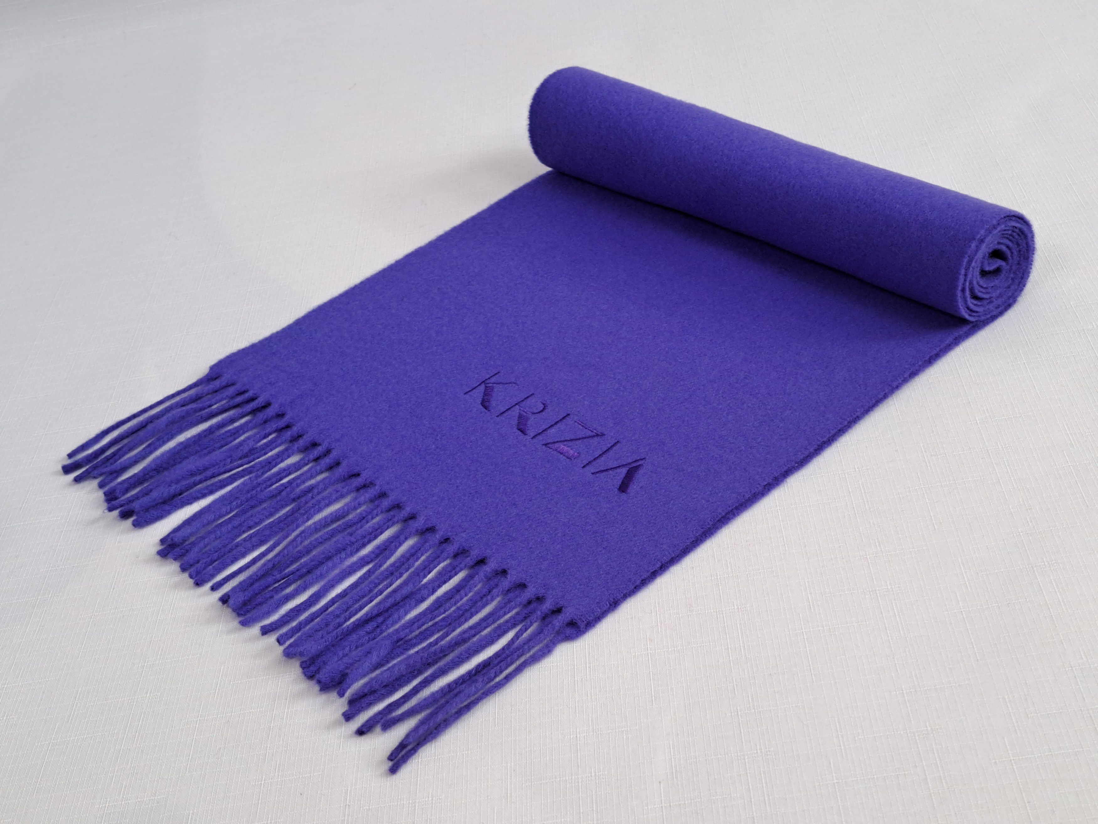 Krizia Uomo KRIZIA vintage lambswool fringe scarf. Size ONE SIZE - 2 Thumbnail