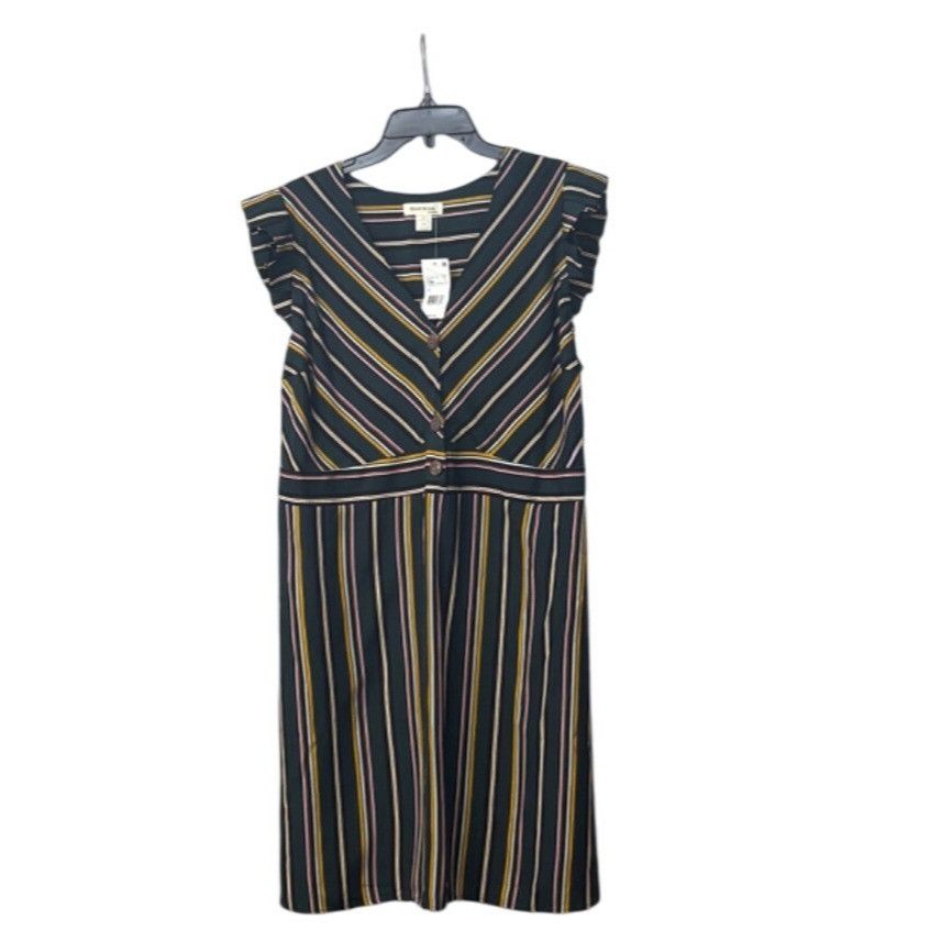 Other Monteau Plus Size Ruffle-Sleeve Fit & Flare Dress, Hunter G Size ONE SIZE - 3 Thumbnail