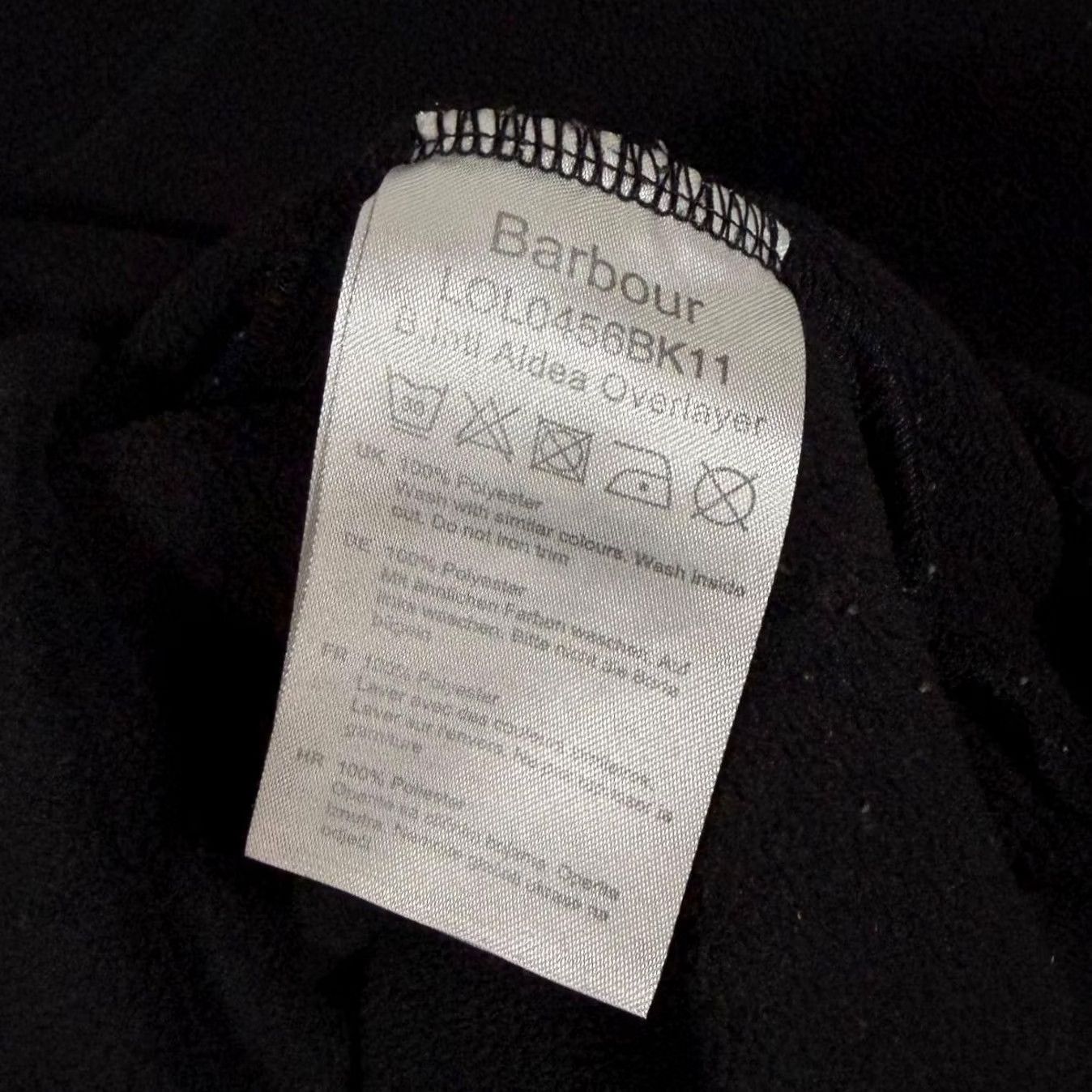 Barbour Barbour Barbour International Aldea Overlayer 1/4 Zip Black Fleece Hoodie Women's UK 14 Size XL / US 12-14 / IT 48-50 - 4 Thumbnail