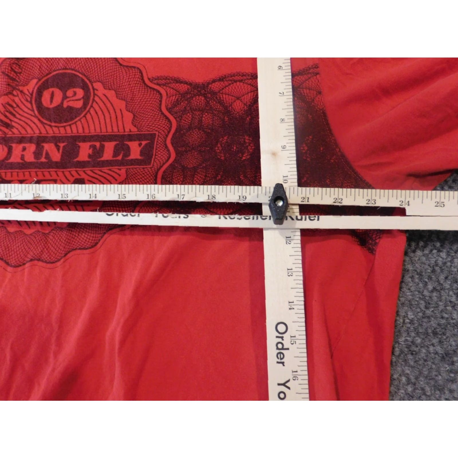 Vintage Born Fly Mens Shirt 2XL Red graphic Eagle T-Shirt Short Sleeve Crew Neck Logo City Vintage? No (But can't add). Size US XXL / EU 58 / 5 - 5 Thumbnail