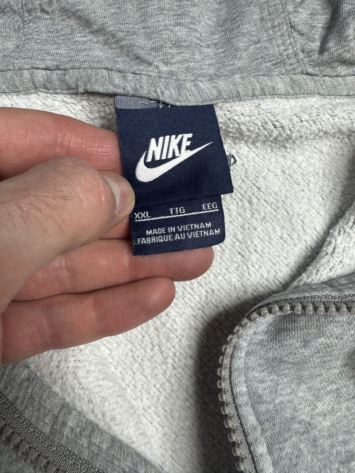 Nike × Vintage Vintage Nike Gray Cotton Baggy Tracksuit XL Size US XL / EU 56 / 4 - 4 Thumbnail